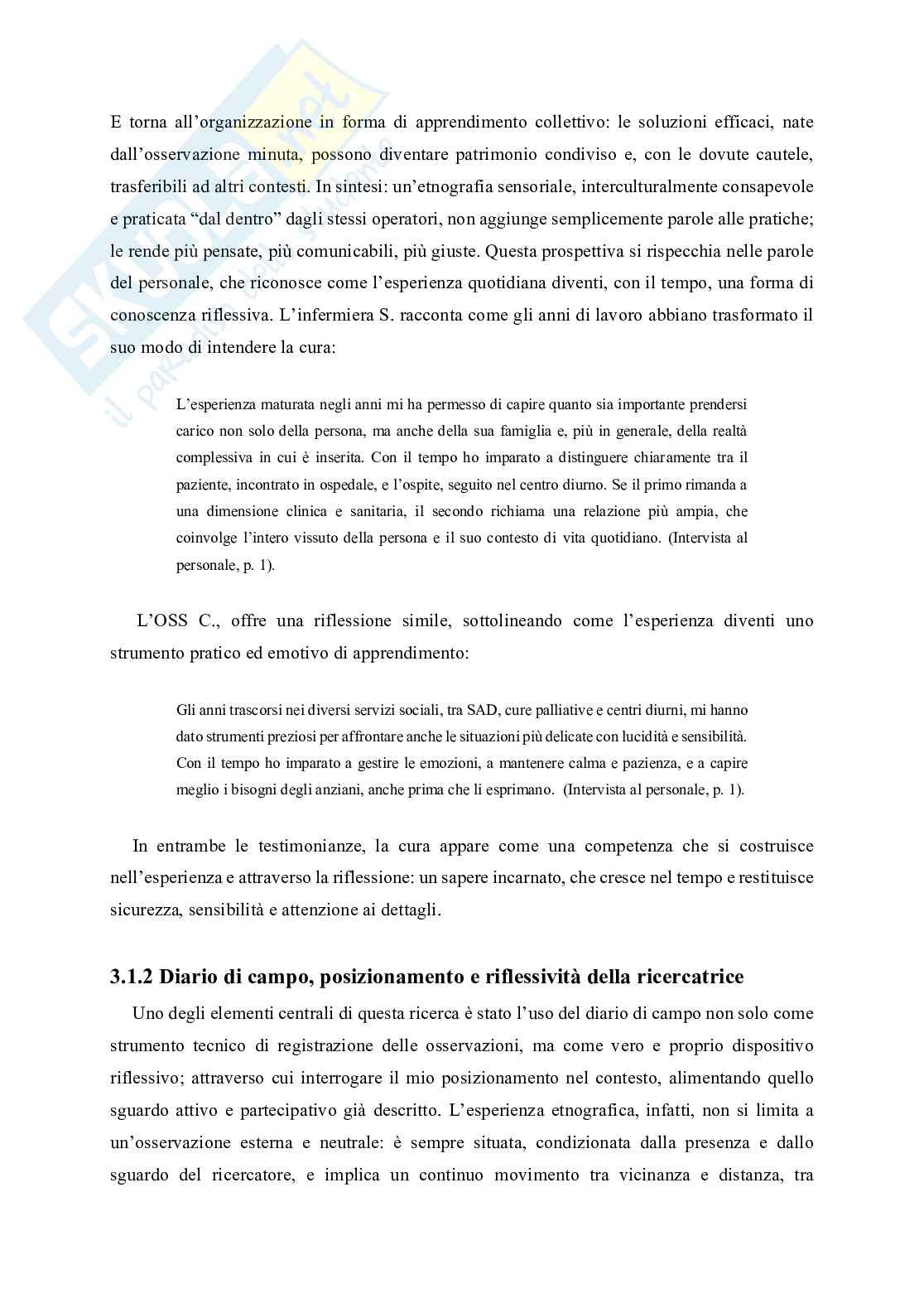 Trame della cura. relazioni, ruoli e narrazioni  nei centri diurni per anziani: uno studio etnografico tra educazione e welfare Pag. 76
