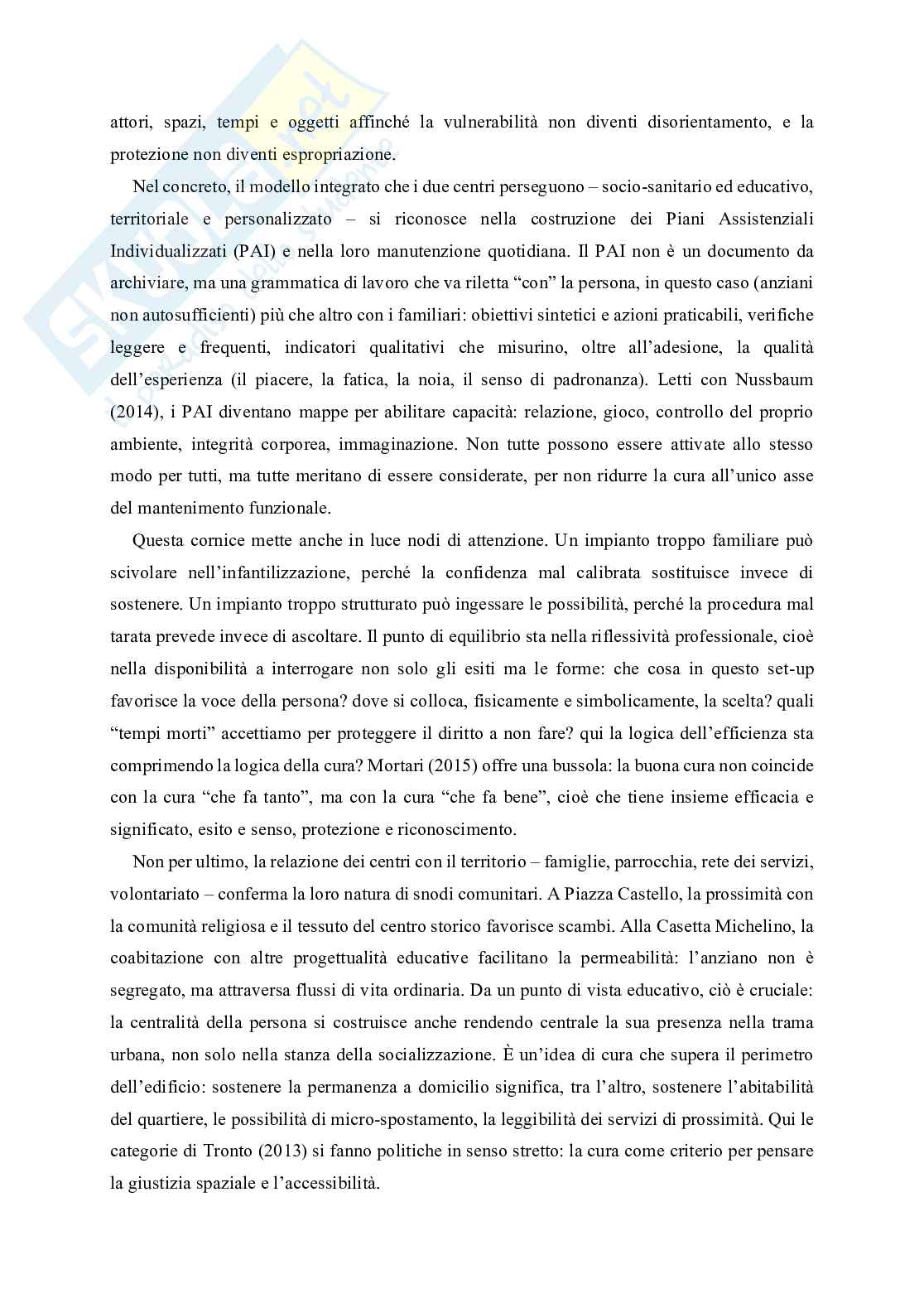 Trame della cura. relazioni, ruoli e narrazioni  nei centri diurni per anziani: uno studio etnografico tra educazione e welfare Pag. 91