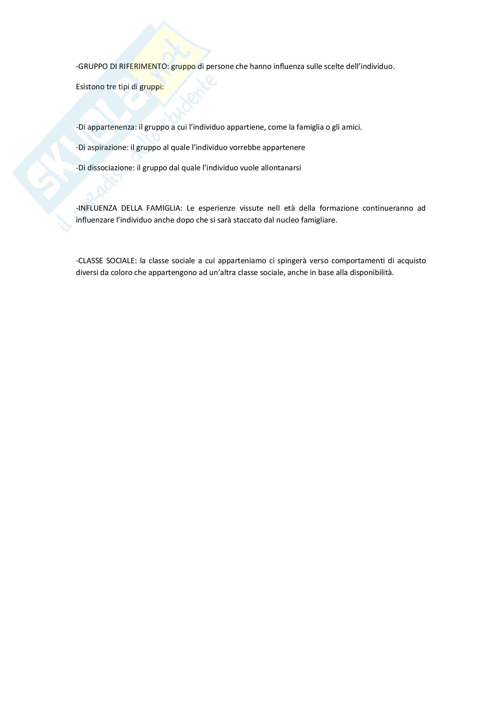 Marketing, Riassunto Pag. 11
