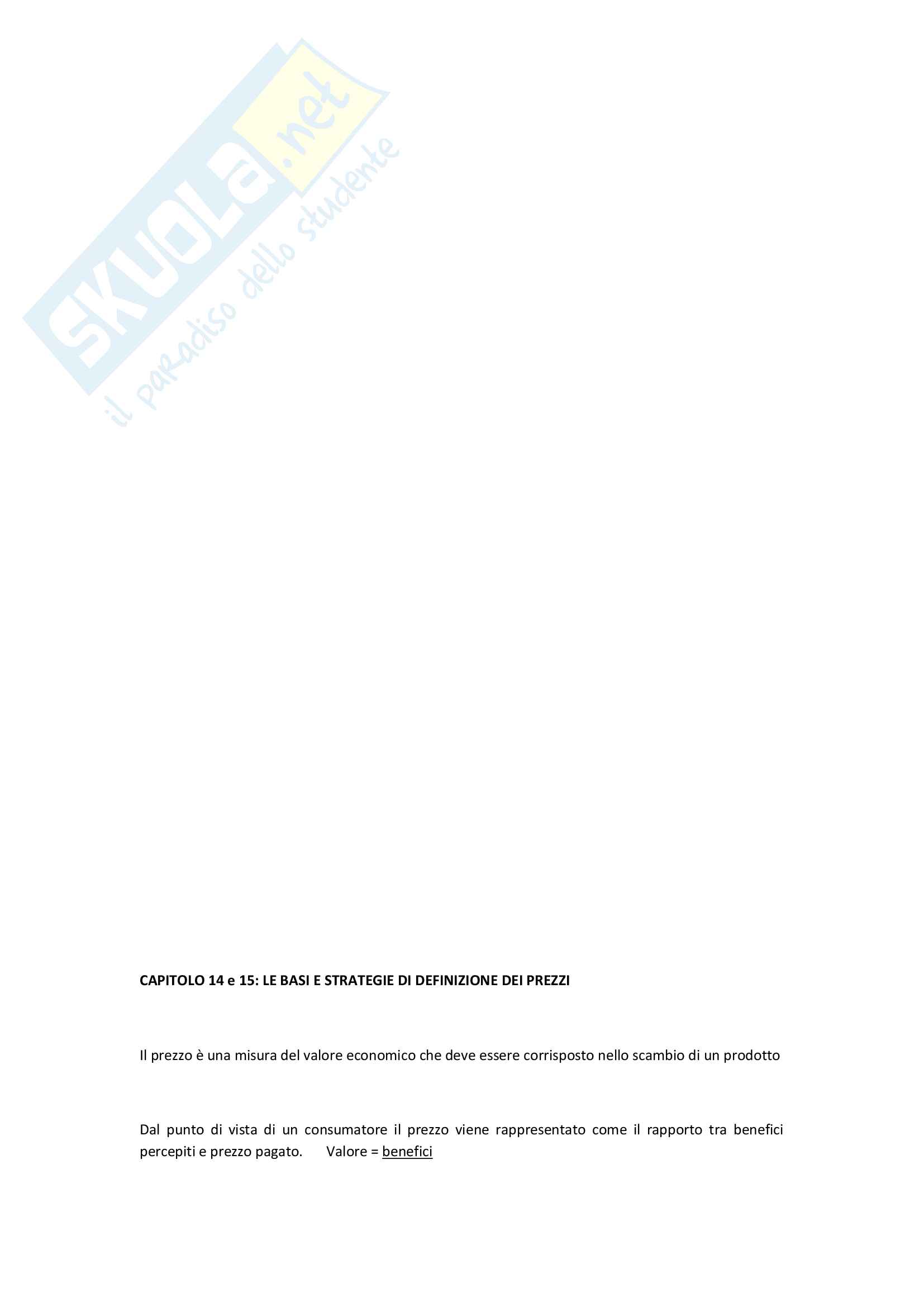 Marketing, Riassunto Pag. 21