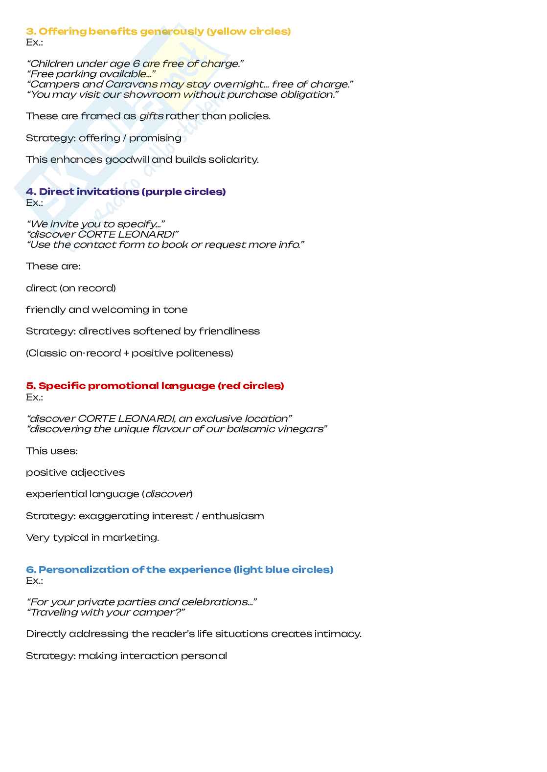 English linguistics for tourism and commerce, Lingua inglese 3 Pag. 46