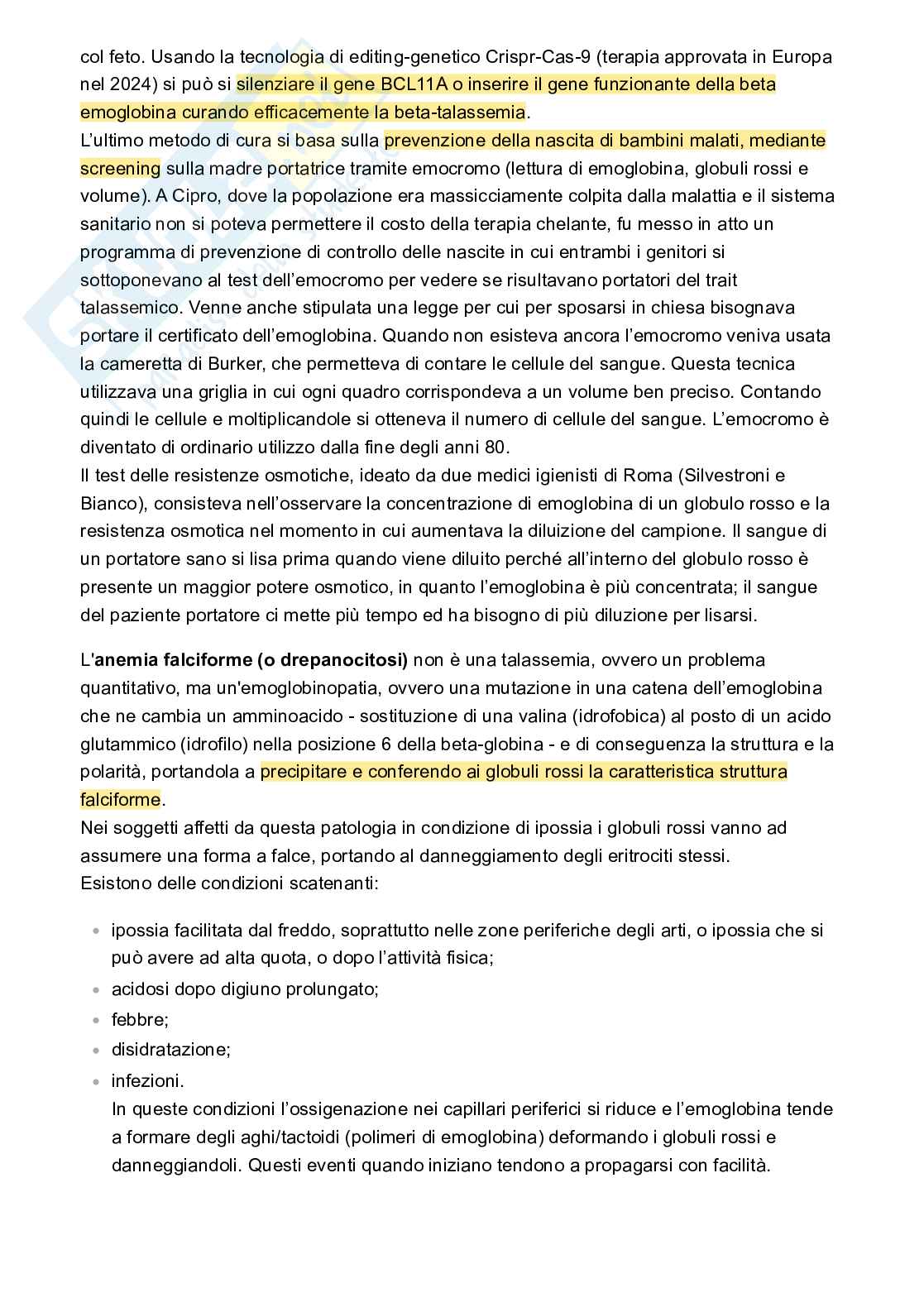 Appunti Patologia e fisiopatologia Pag. 16