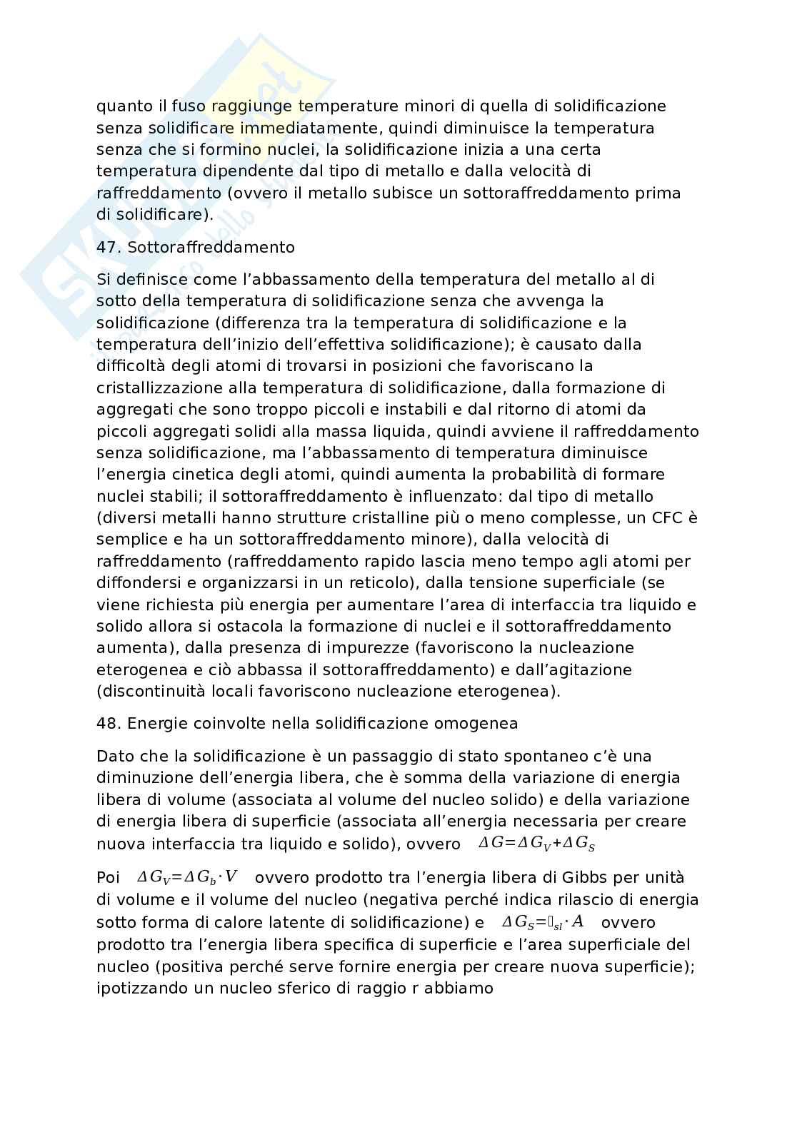 Risposte d'esame Tecnologia meccanica  Pag. 16