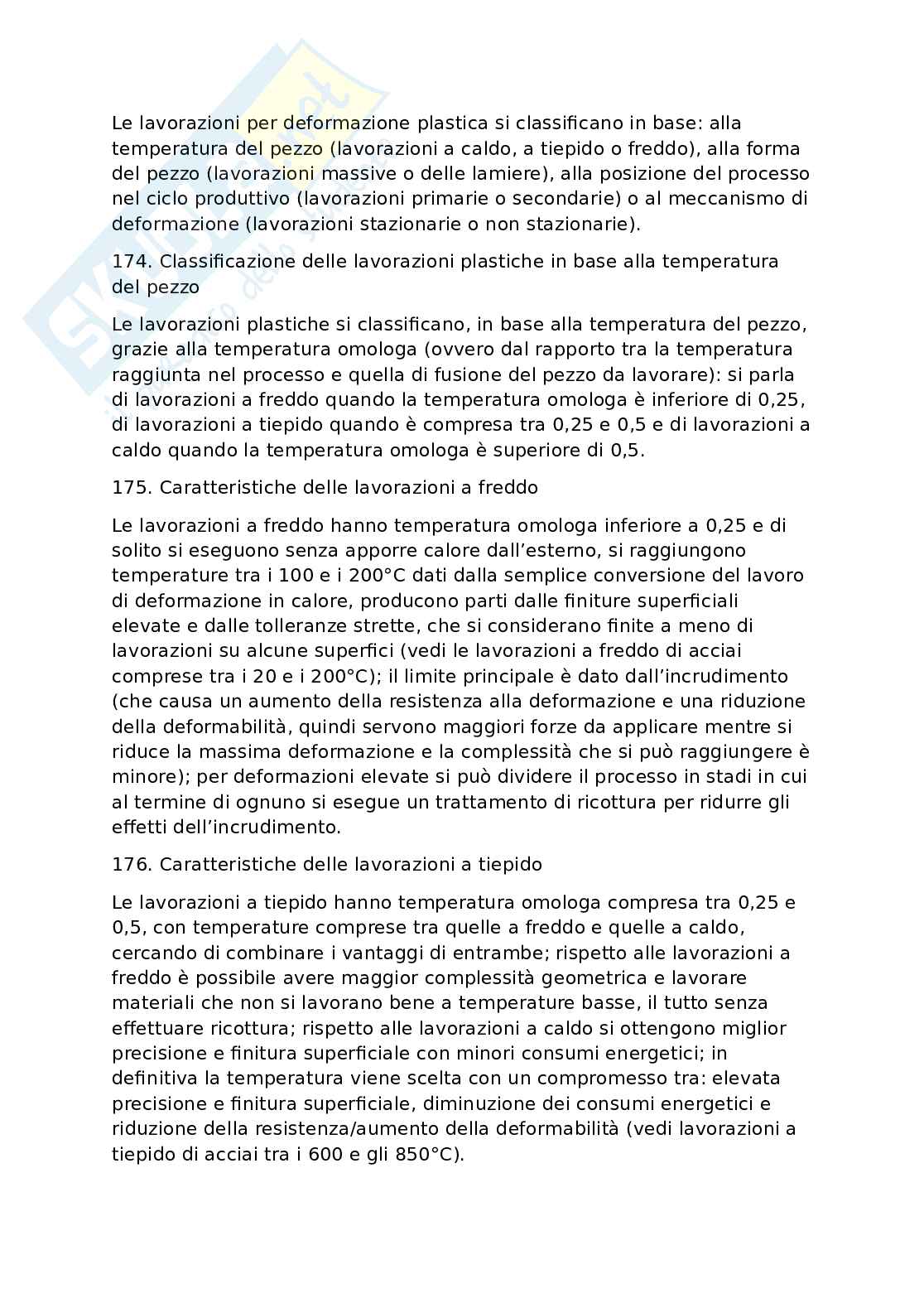 Risposte d'esame Tecnologia meccanica  Pag. 56