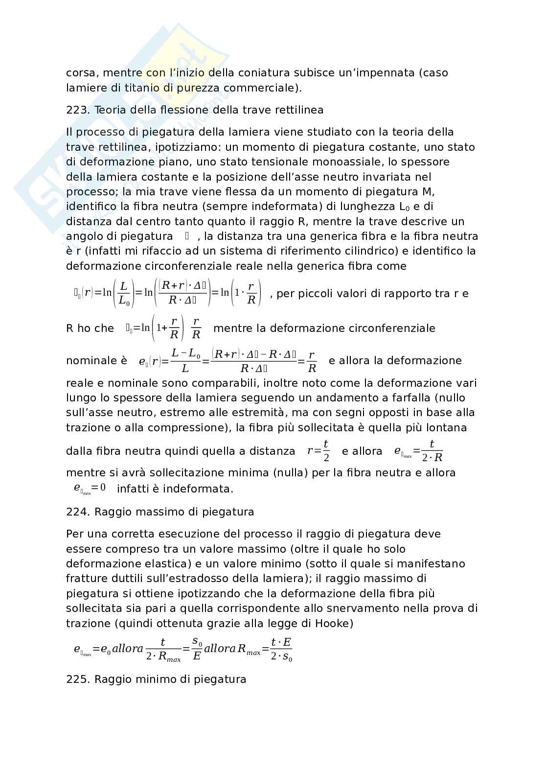 Risposte d'esame Tecnologia meccanica  Pag. 71