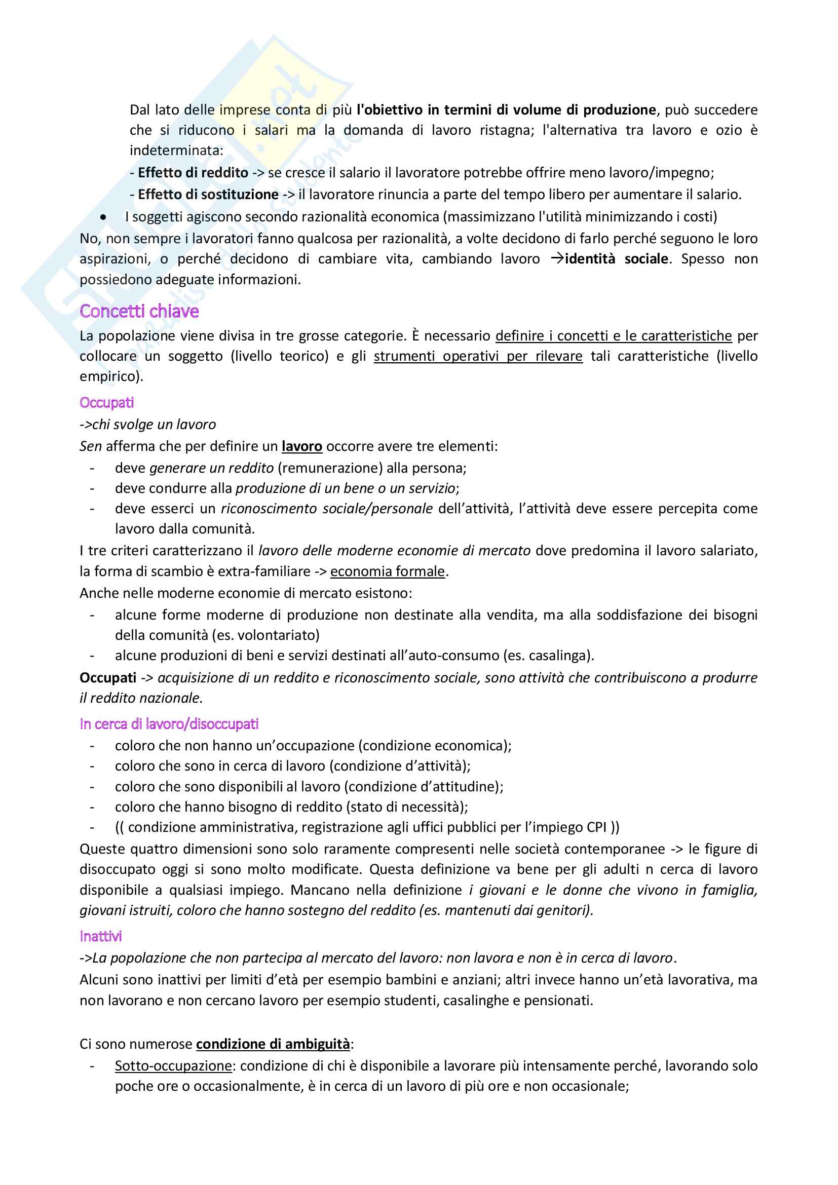 Riassunto Sociologia del lavoro Pag. 2