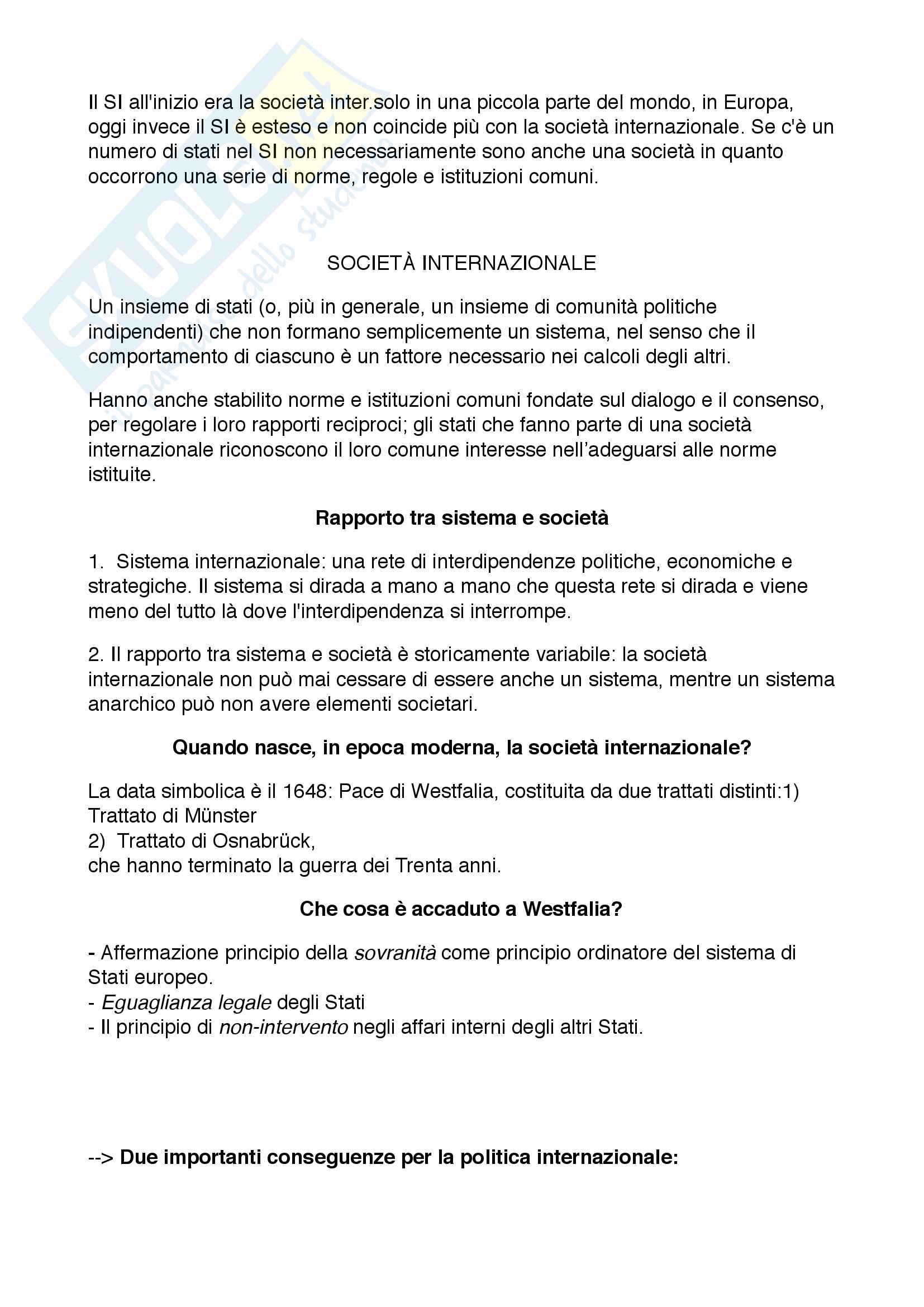 Relazioni internazionali Pag. 81