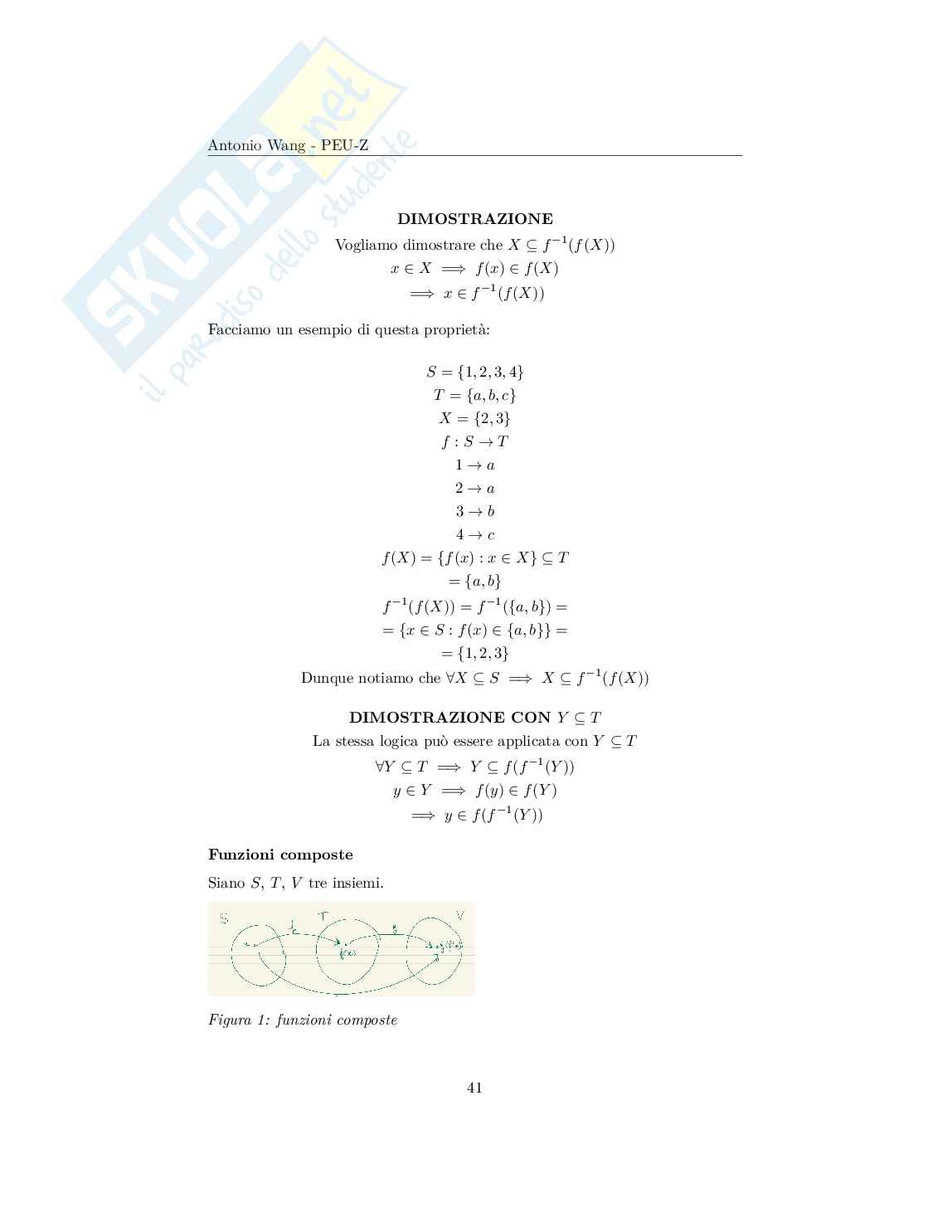 Appunti Matematica discreta – Informatica (Insiemi, funzioni, algebra) Pag. 41