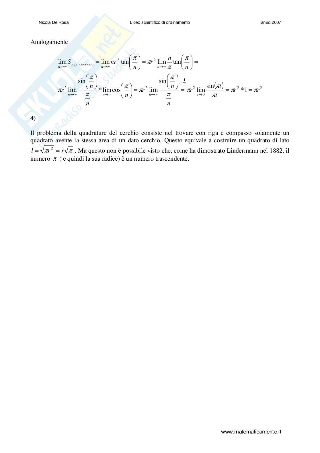 2007 - Liceo scientifico di ordinamento Pag. 16