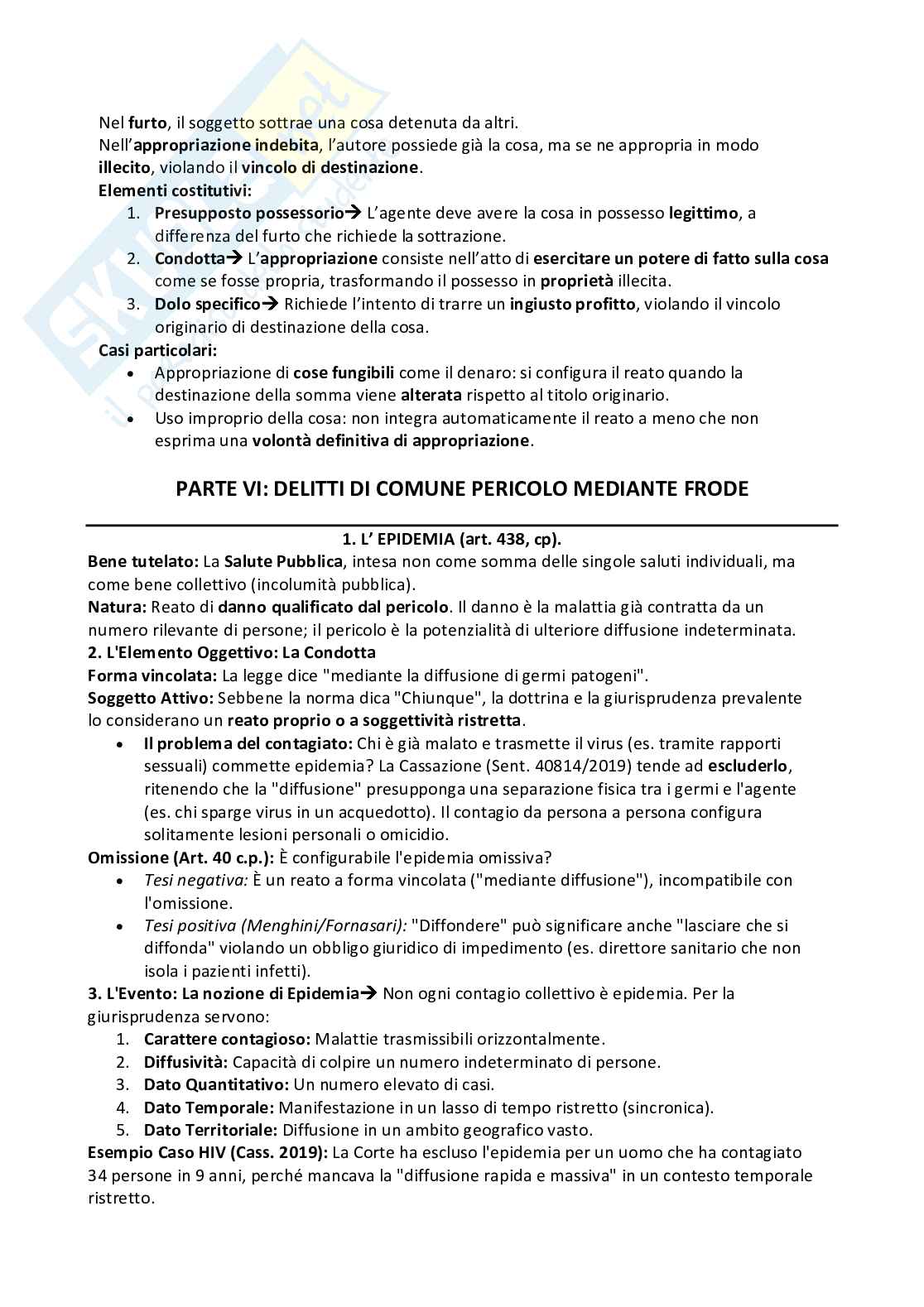 Riassunto esame Diritto penale avanzato, Prof. Fornasari Gabriele, libro consigliato Diritto penale. Percorsi di parte speciale, Canestrari, Curi, Fondaroli, Manes, Mantovani, Nisco, Tordini Cagli Pag. 36