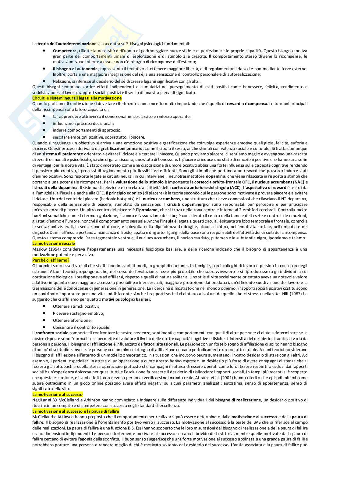Riassunto esame Psicologia generale , Prof. Pirrone Concetta, libro consigliato Psicologia generale: capire la mente osservando il comportamento , Hilton, Bremner, Vliek, Sutherland, Passer, Smith Pag. 51