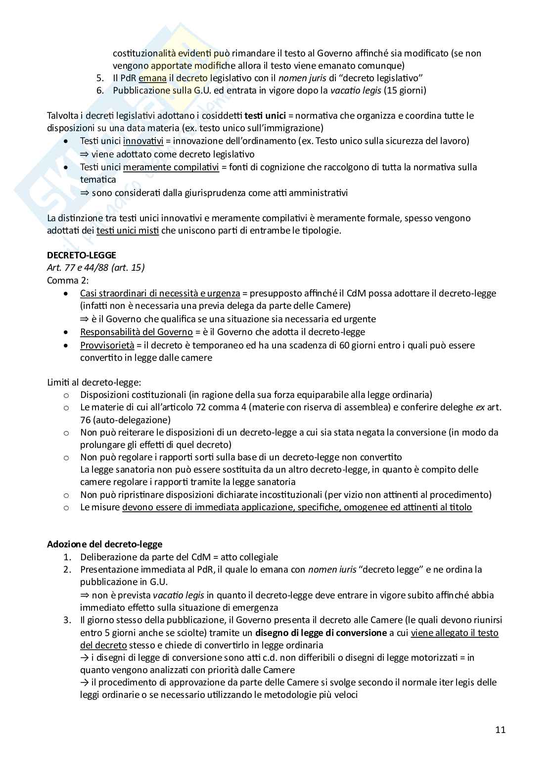 Diritto pubblico - secondo parziale Pag. 11