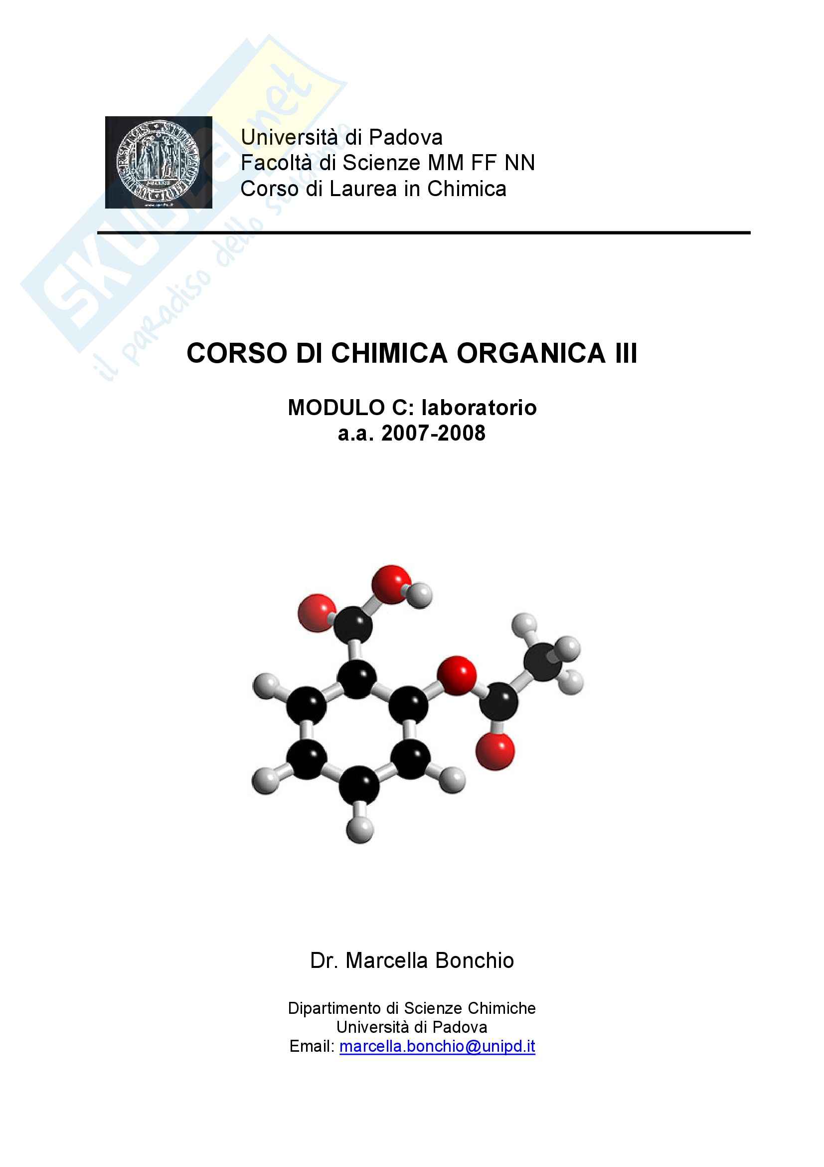 Laboratorio di preparazioni estrattive e sintesi dei farmaci - nozioni Pag. 1