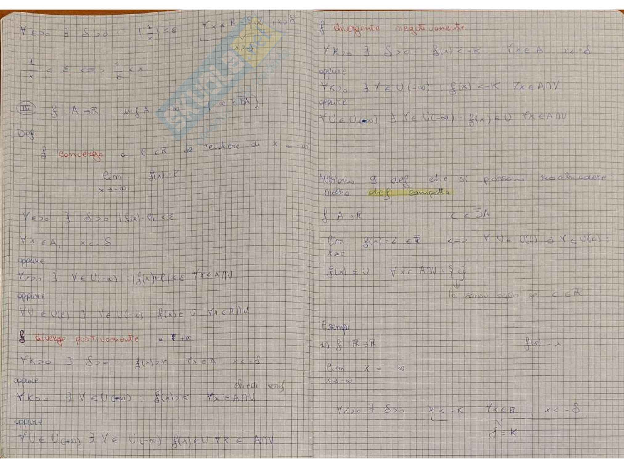 Appunti Analisi matematica 1 - parte 2  Pag. 46