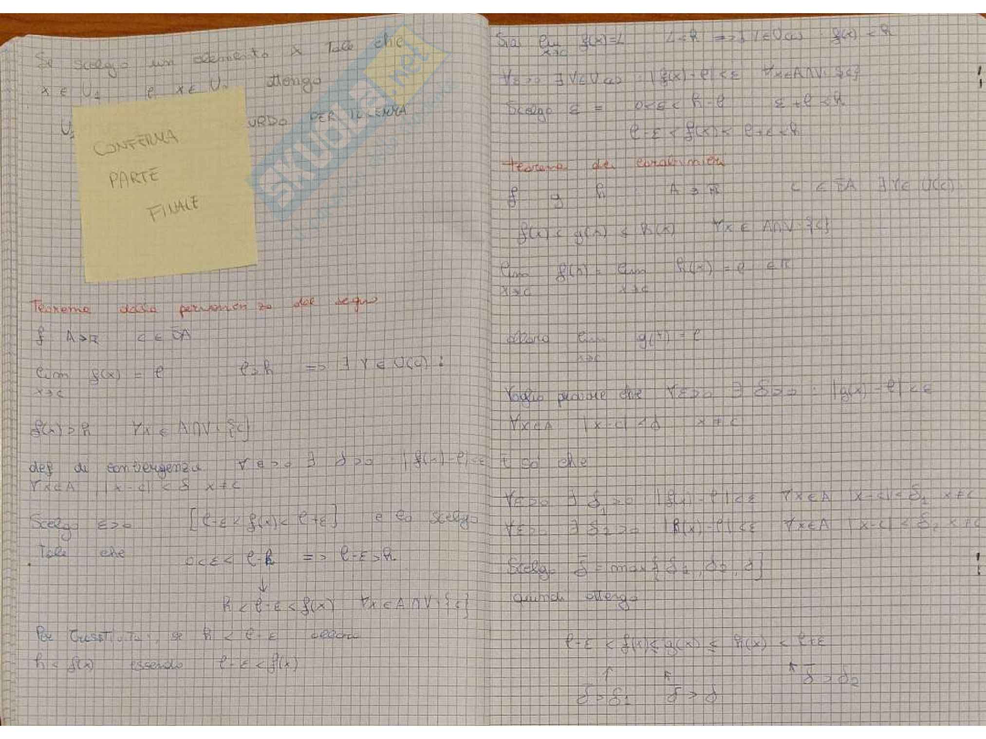 Appunti Analisi matematica 1 - parte 2  Pag. 51
