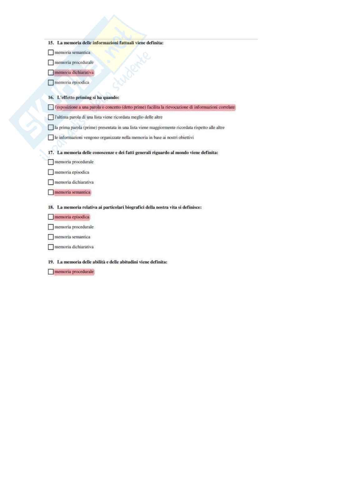 Psicologia generale Pag. 36