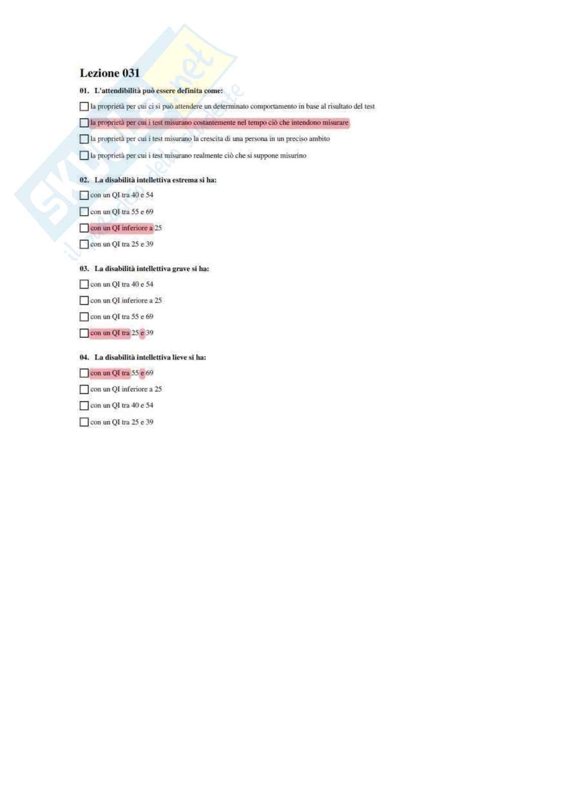 Psicologia generale Pag. 46