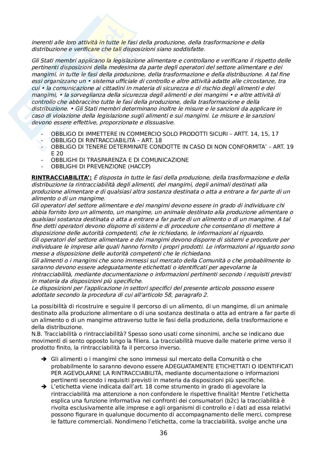 Appunti di Diritto agro-alimentare Pag. 36