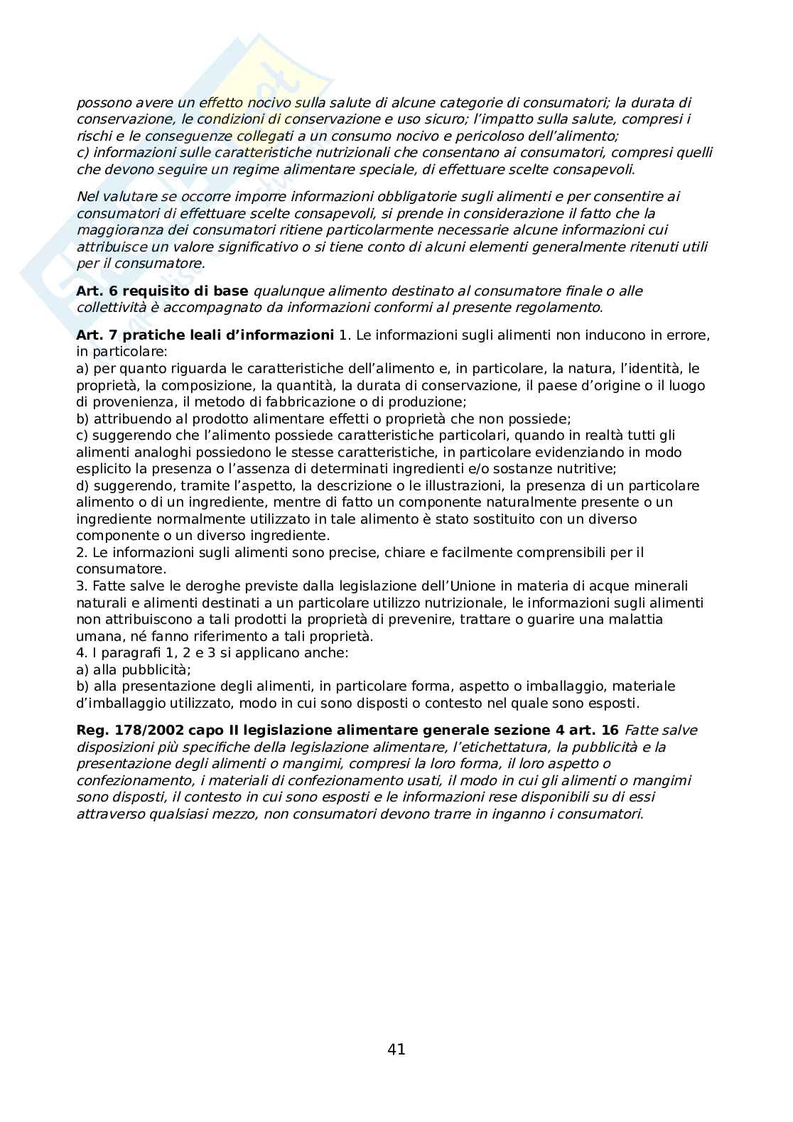 Appunti di Diritto agro-alimentare Pag. 41