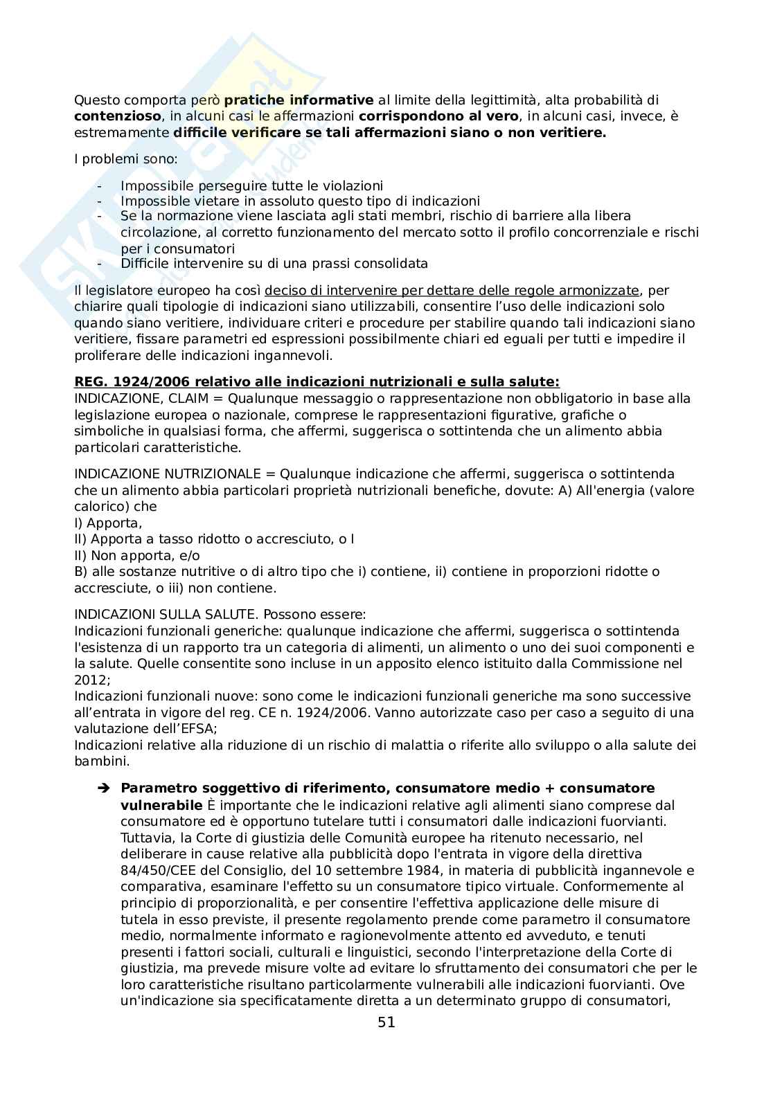 Appunti di Diritto agro-alimentare Pag. 51