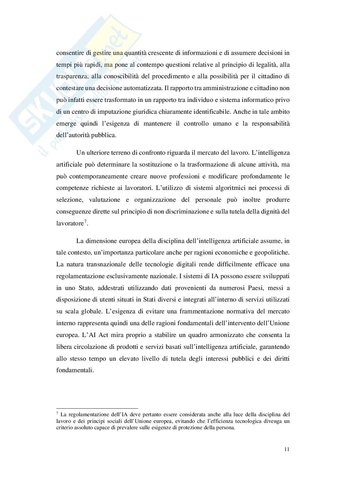 L’intelligenza artificiale nell’ordinamento giuridico dell’unione europea - tesi di laurea Pag. 11