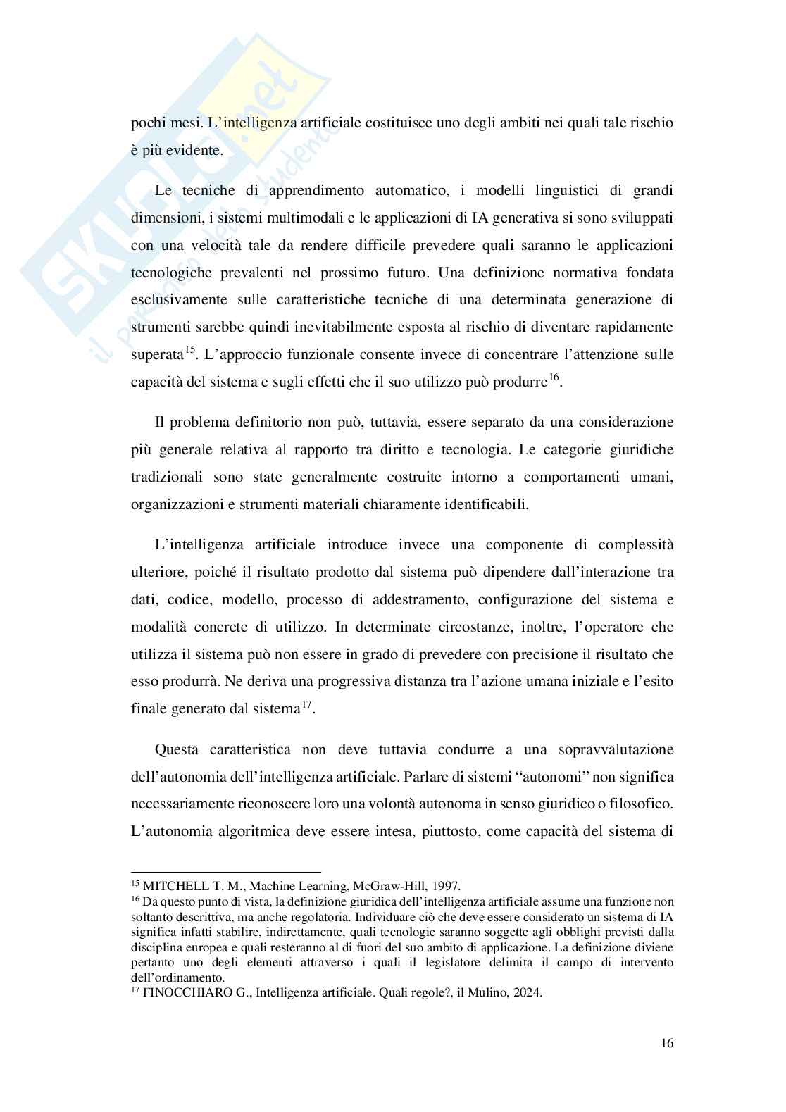 L’intelligenza artificiale nell’ordinamento giuridico dell’unione europea - tesi di laurea Pag. 16