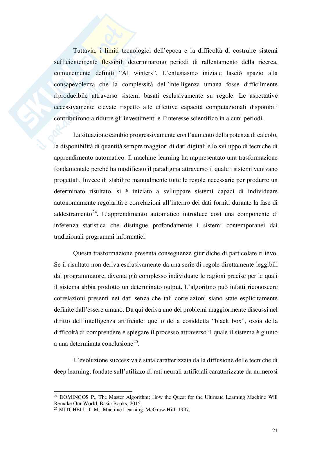 L’intelligenza artificiale nell’ordinamento giuridico dell’unione europea - tesi di laurea Pag. 21