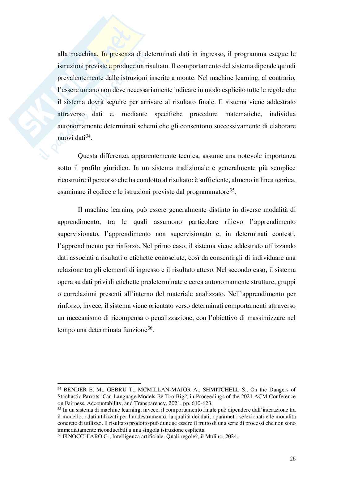 L’intelligenza artificiale nell’ordinamento giuridico dell’unione europea - tesi di laurea Pag. 26