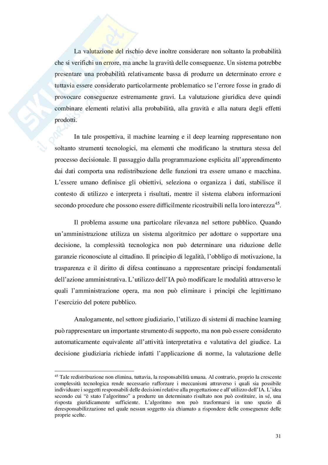 L’intelligenza artificiale nell’ordinamento giuridico dell’unione europea - tesi di laurea Pag. 31