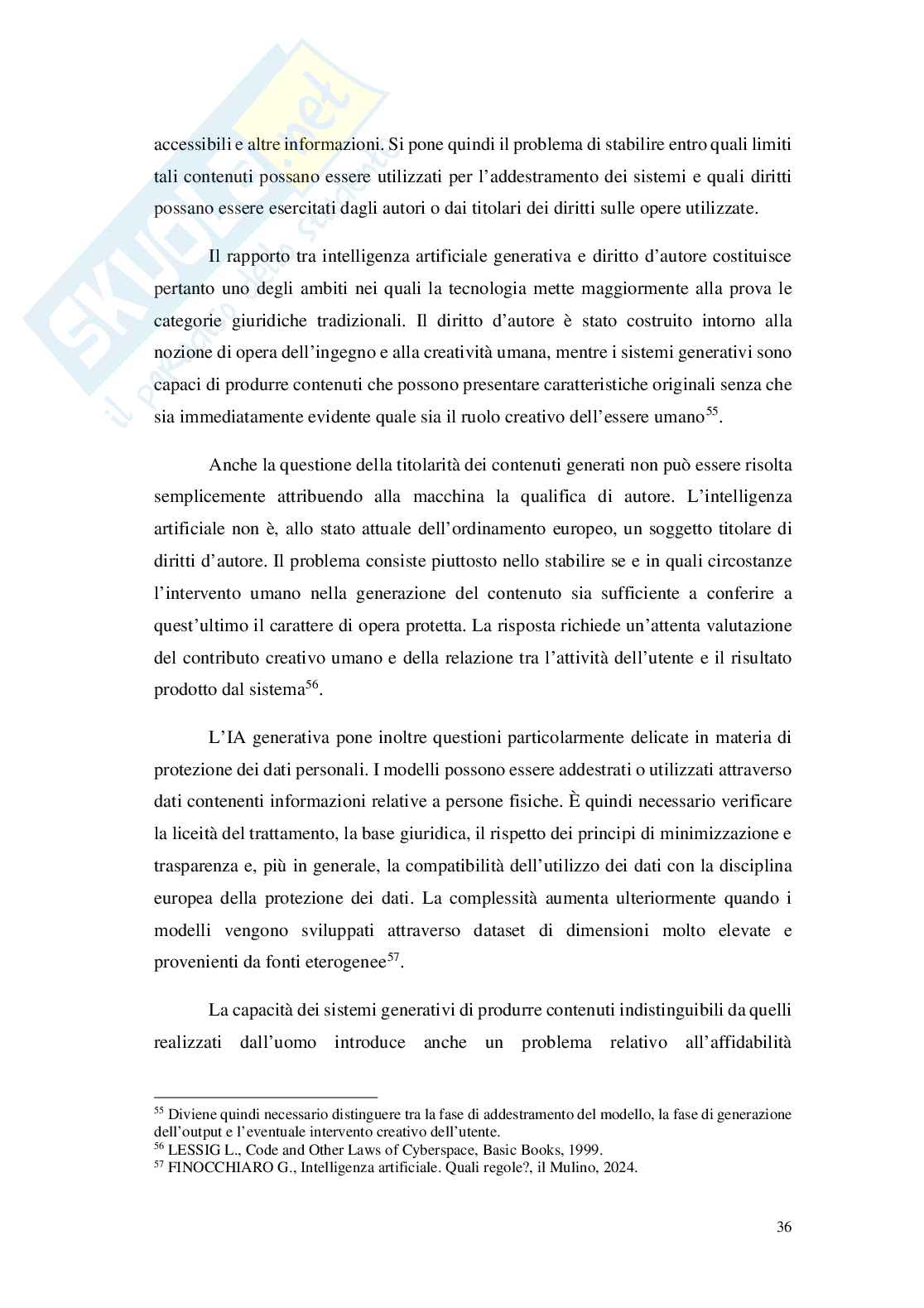 L’intelligenza artificiale nell’ordinamento giuridico dell’unione europea - tesi di laurea Pag. 36