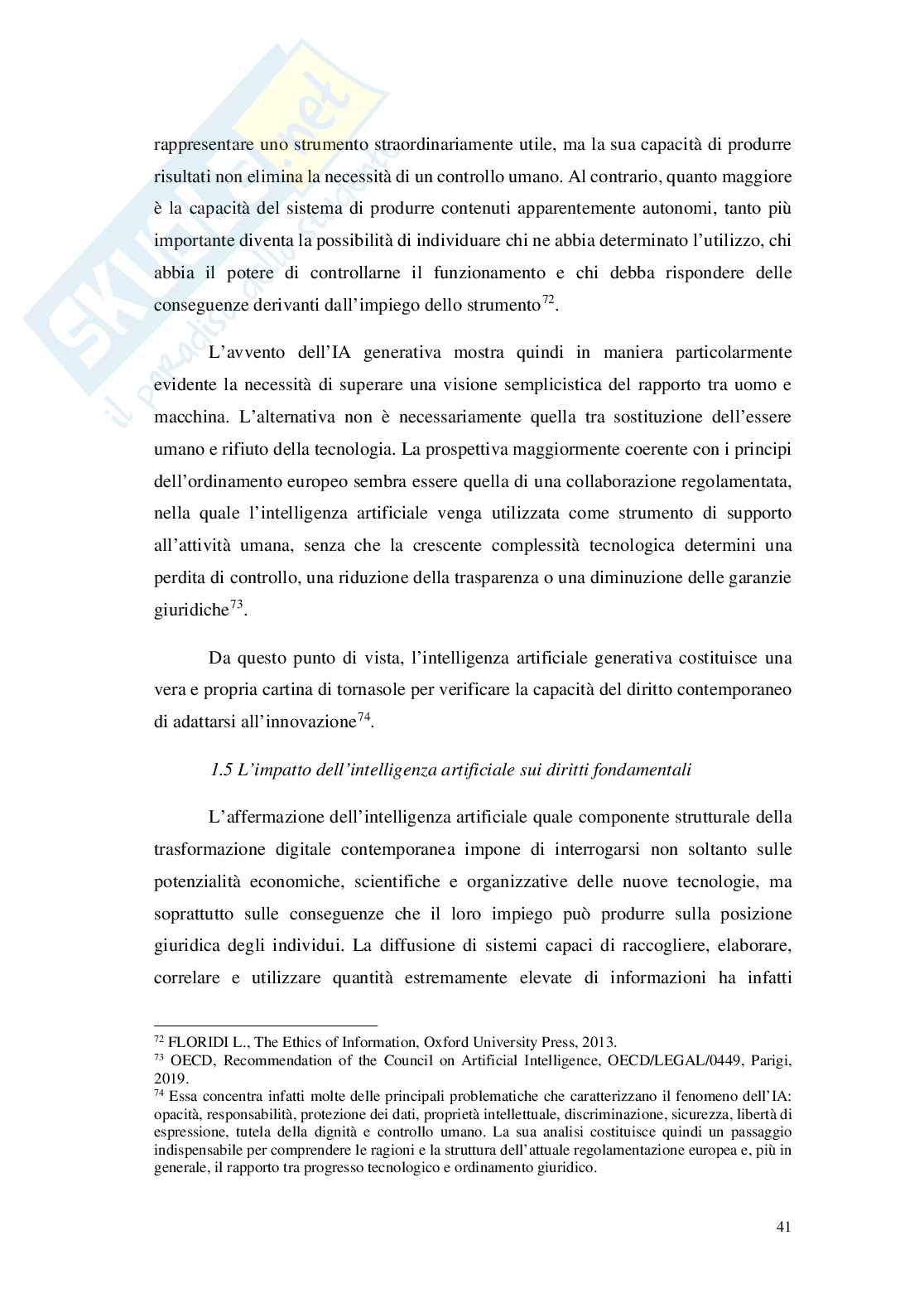 L’intelligenza artificiale nell’ordinamento giuridico dell’unione europea - tesi di laurea Pag. 41