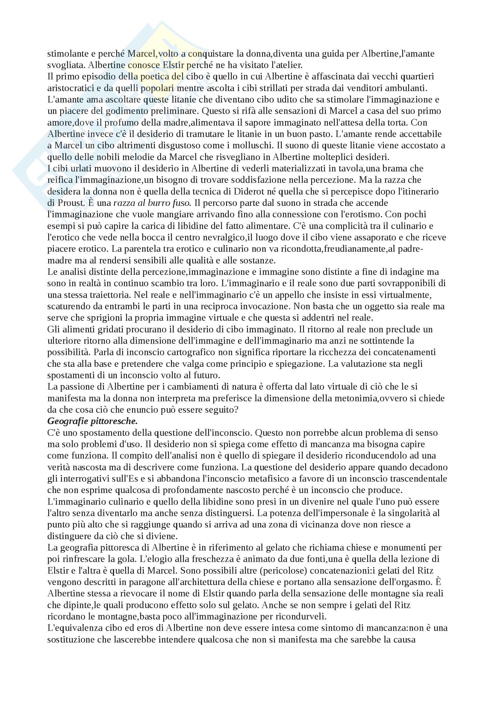 Riassunto esame Estetica, prof.M. Mazzocut-mis, libro consigliato Dal gusto al disgusto di M. Mazzocut-mis Pag. 16