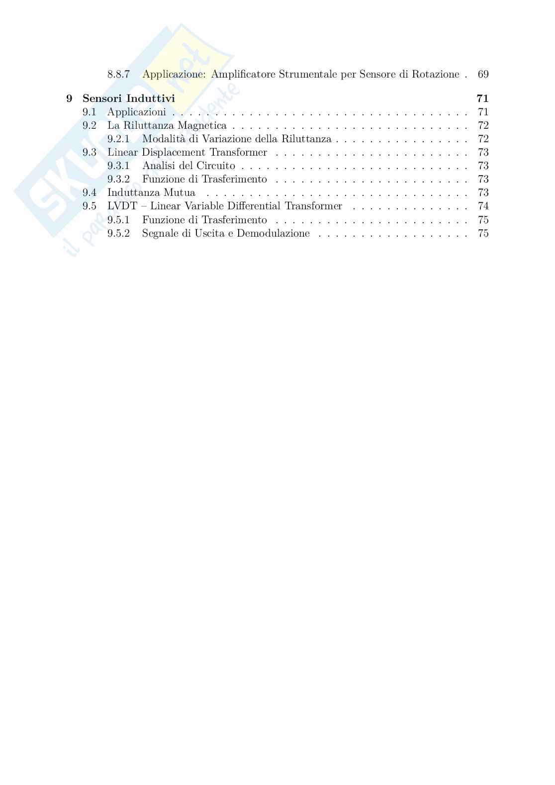 Appunti di Sensori: RTD, Ponte di Wheatstone, Strain Gauge, LVDT  Pag. 6