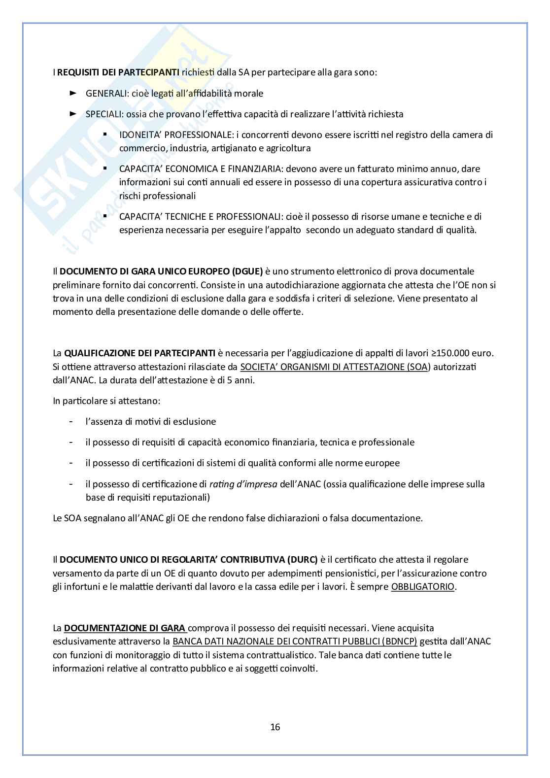 Nuovo Codice dei Contratti Pubblici - D.lgs. 36/2023 - Appunti schematici per Concorsi Pag. 16