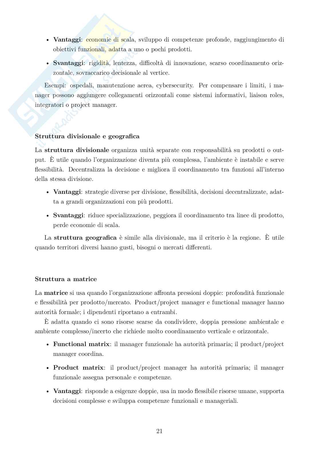 Appunti di Organizational science Pag. 21