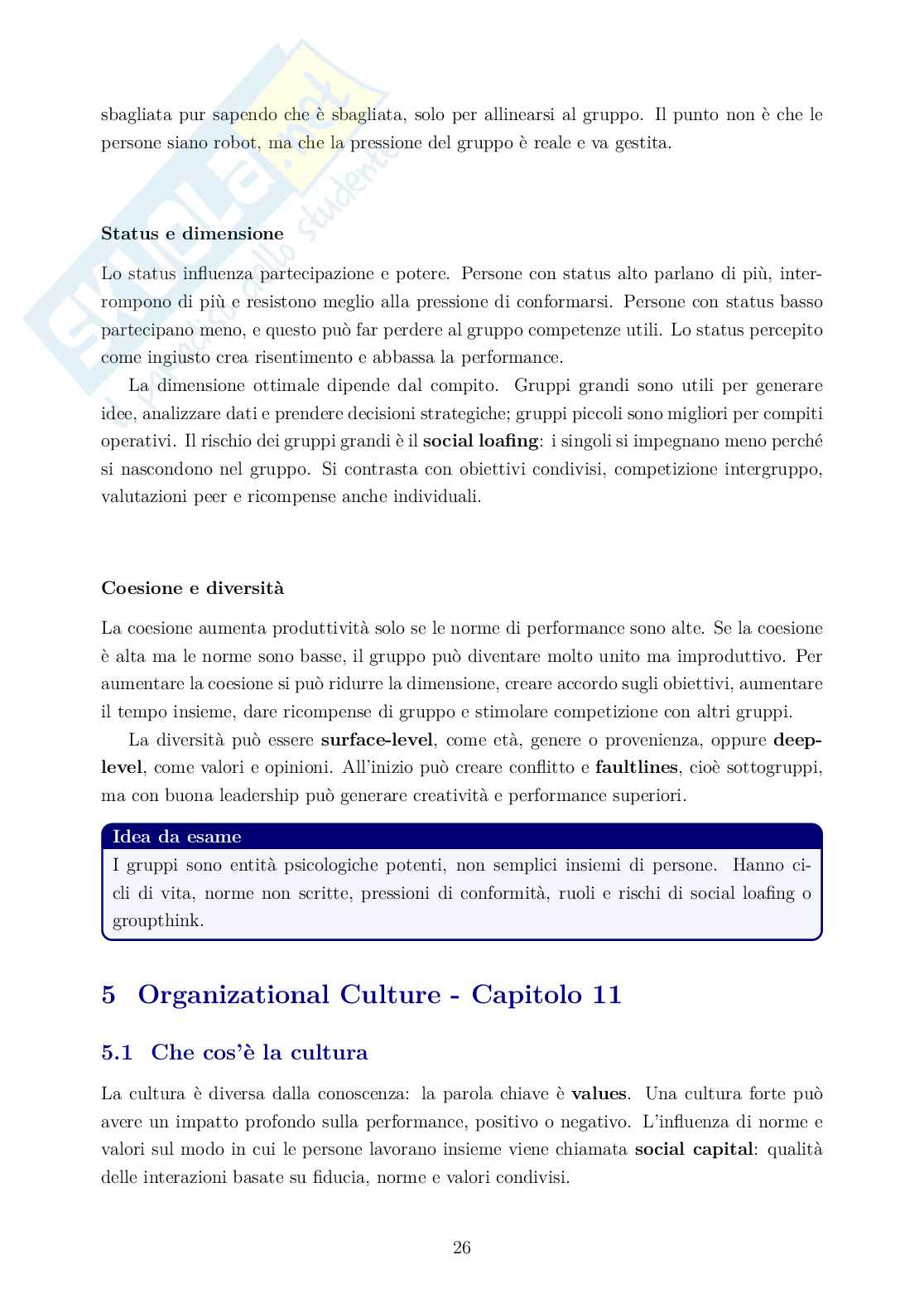 Appunti di Organizational science Pag. 26