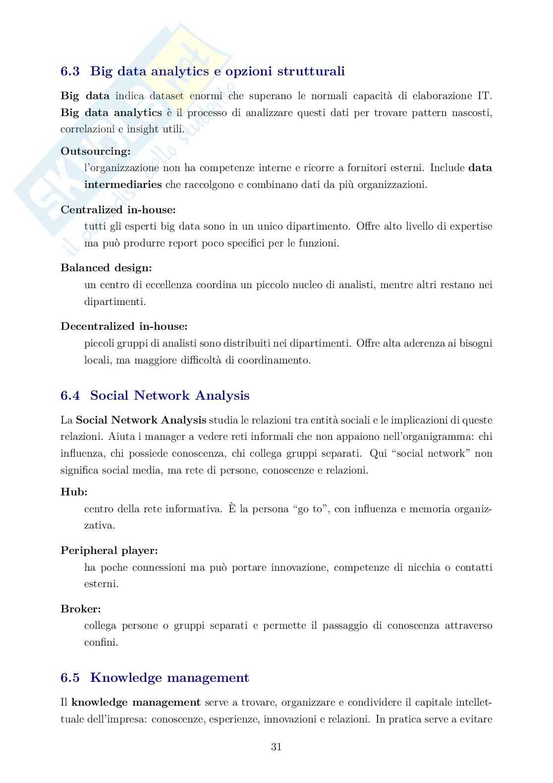 Appunti di Organizational science Pag. 31