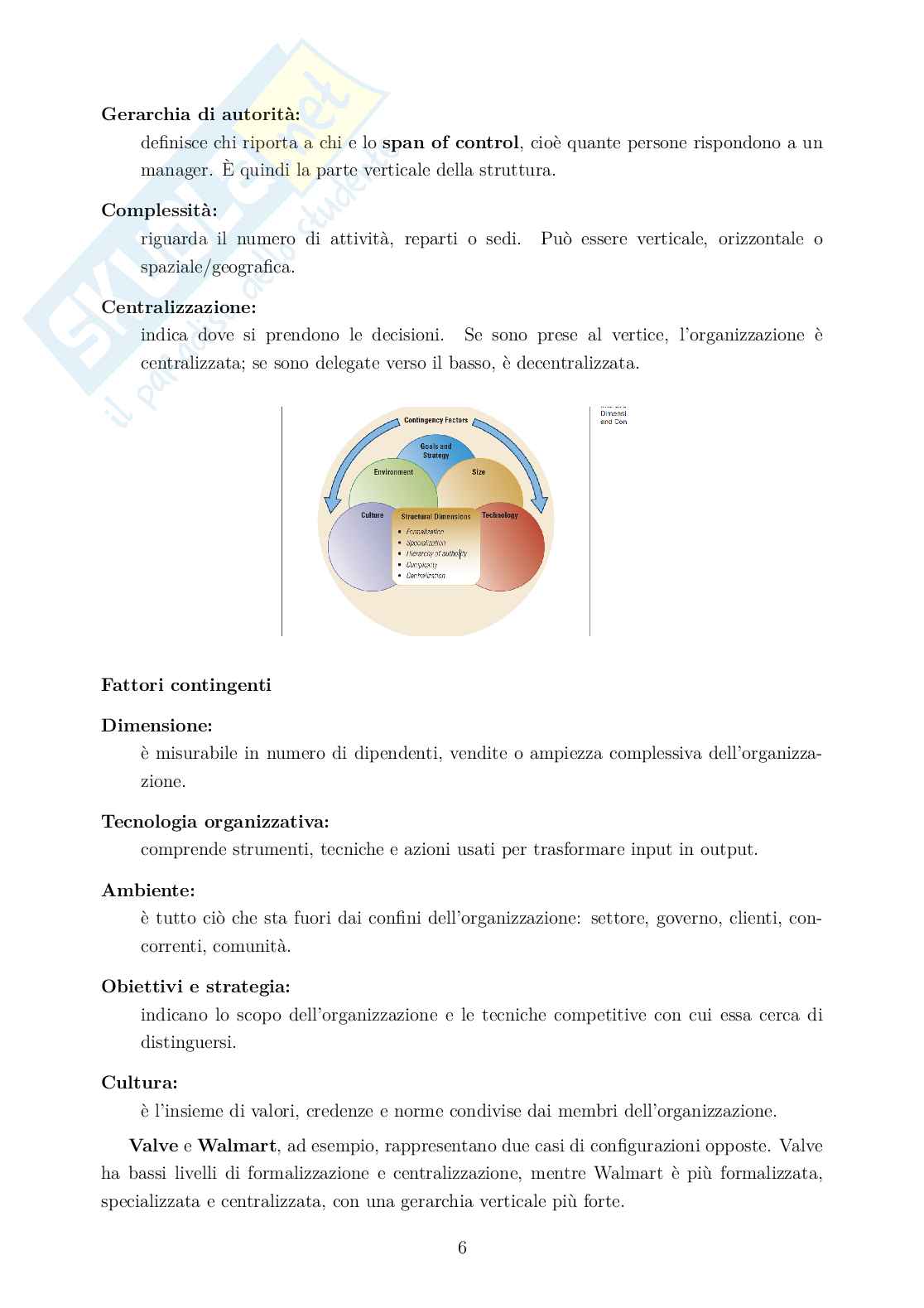 Appunti di Organizational science Pag. 6