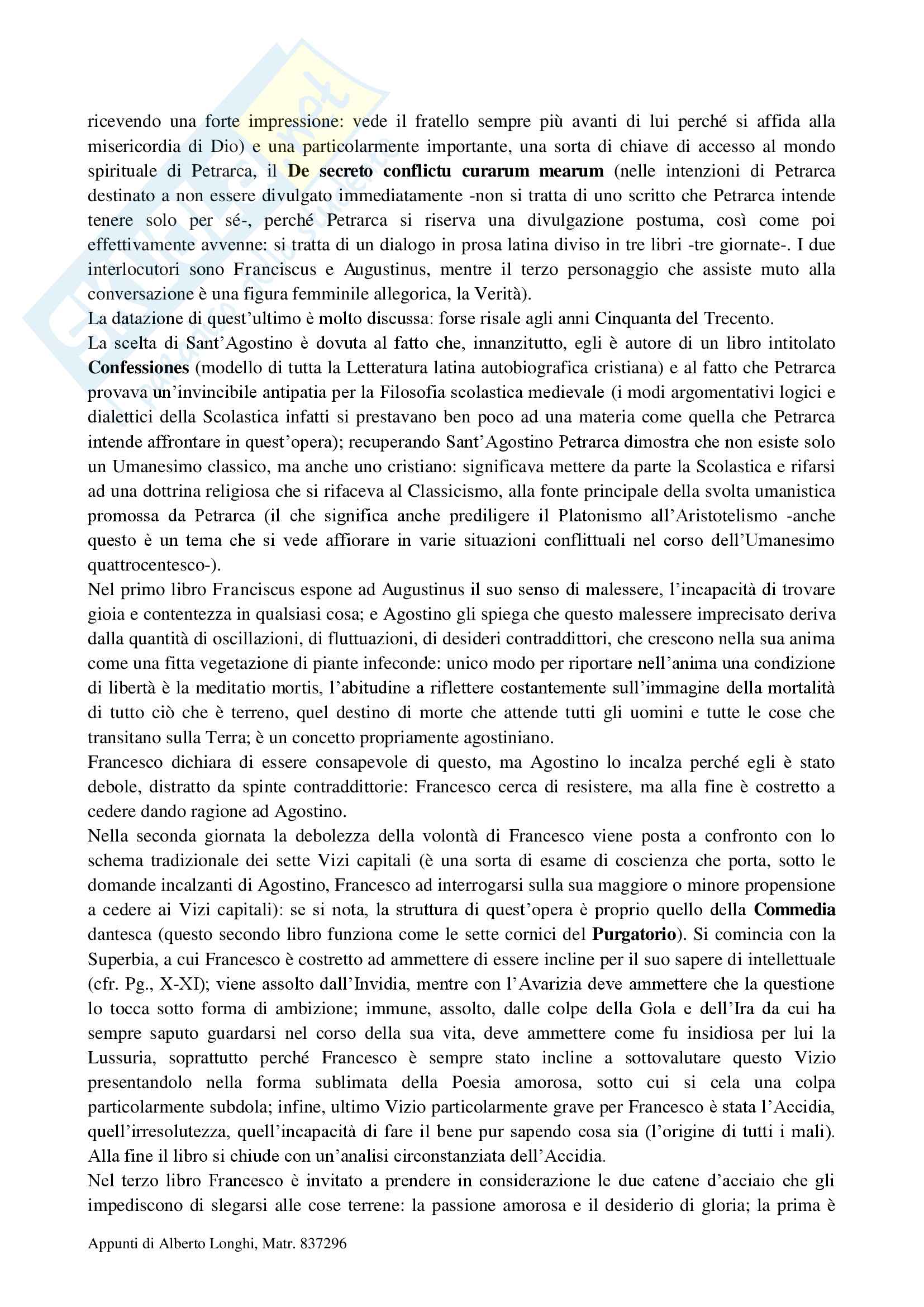 Letteratura italiana Secoli XII XVI Pag. 11