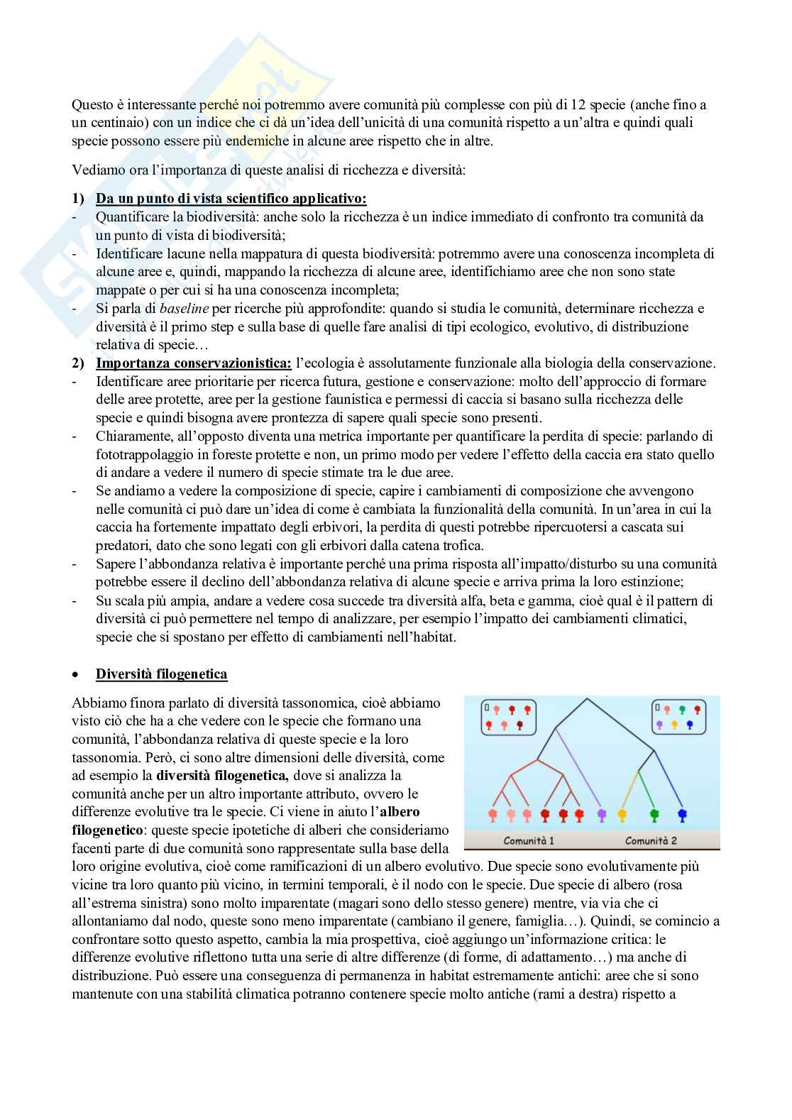 Ecologia con laboratorio - lezione 16  Pag. 6