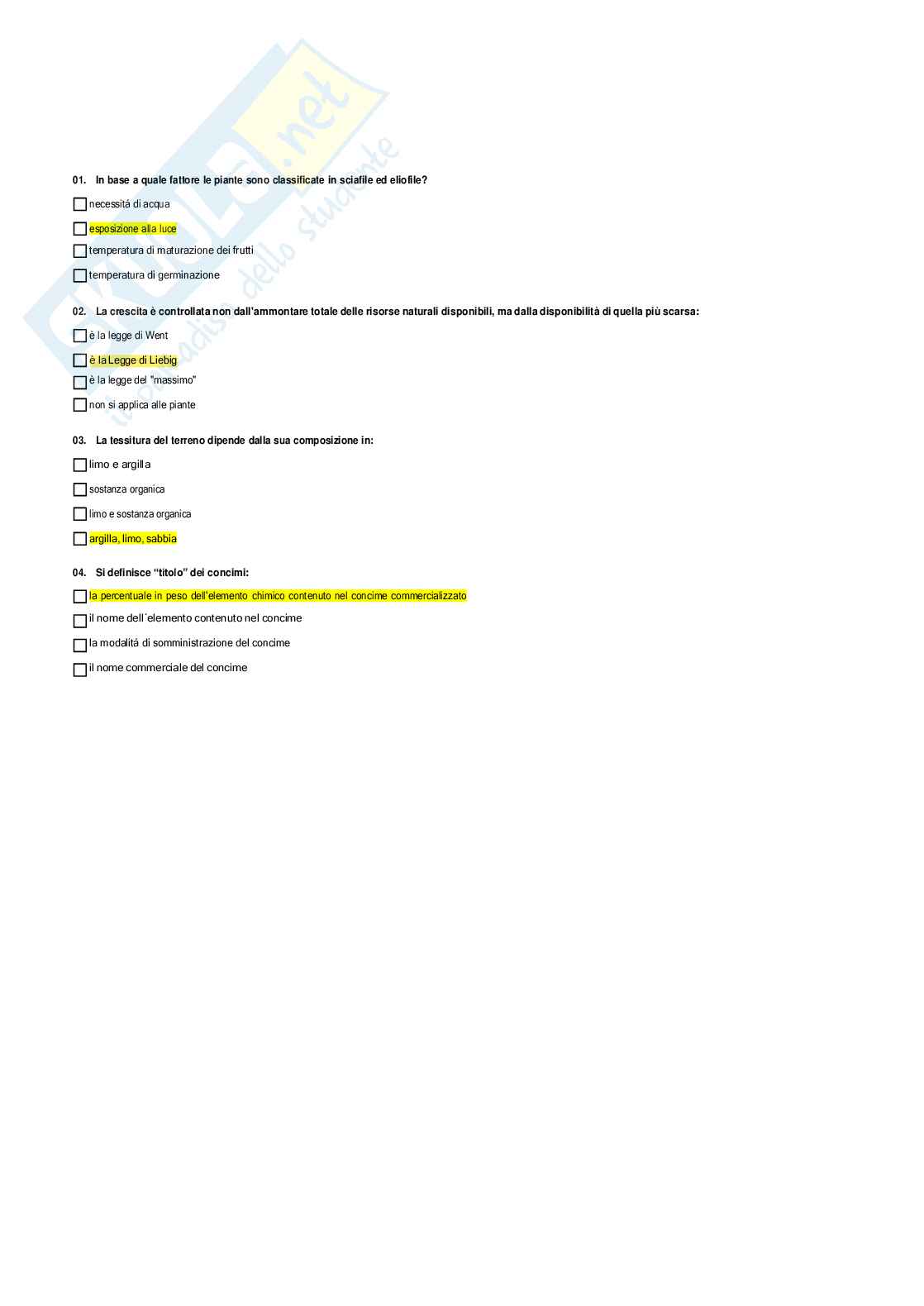 Botanica e biodiversità vegetale Pag. 61