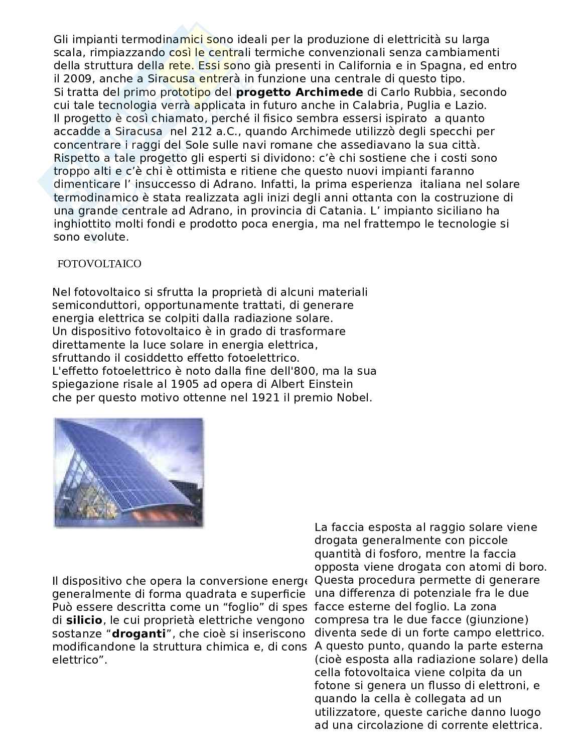 Energia rinnovabile  in Italia Pag. 6