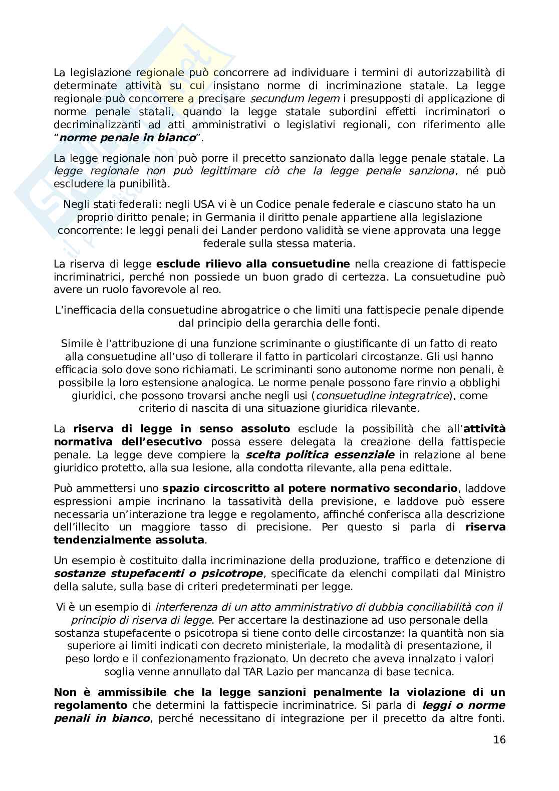 Riassunto esame Diritto penale, Prof. Bernardo Enrico, libro consigliato Trattato breve di diritto penale: la legge penale , Giovanni Cocco e Enrico Mario Ambrosetti Pag. 16
