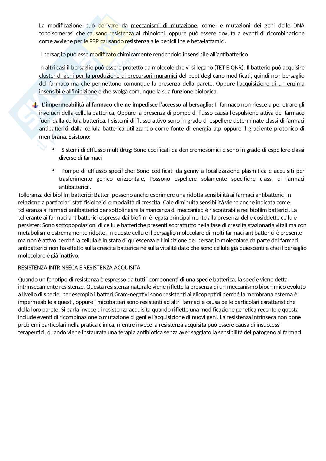Riassunto esame Microbiologia , Prof. Beninati Concetta, libro consigliato Microbiologia medica, Antonelli Pag. 21