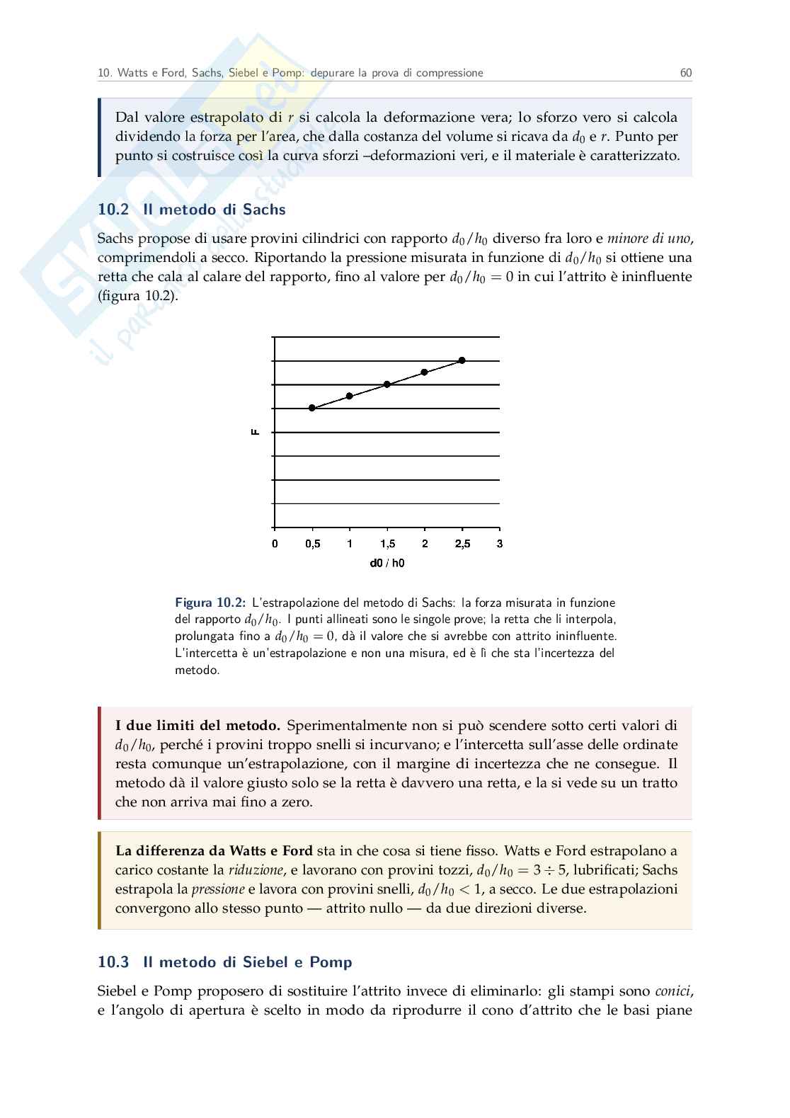 Appunti tecnologie di formatura, modulo plasticità - primo parziale Pag. 61