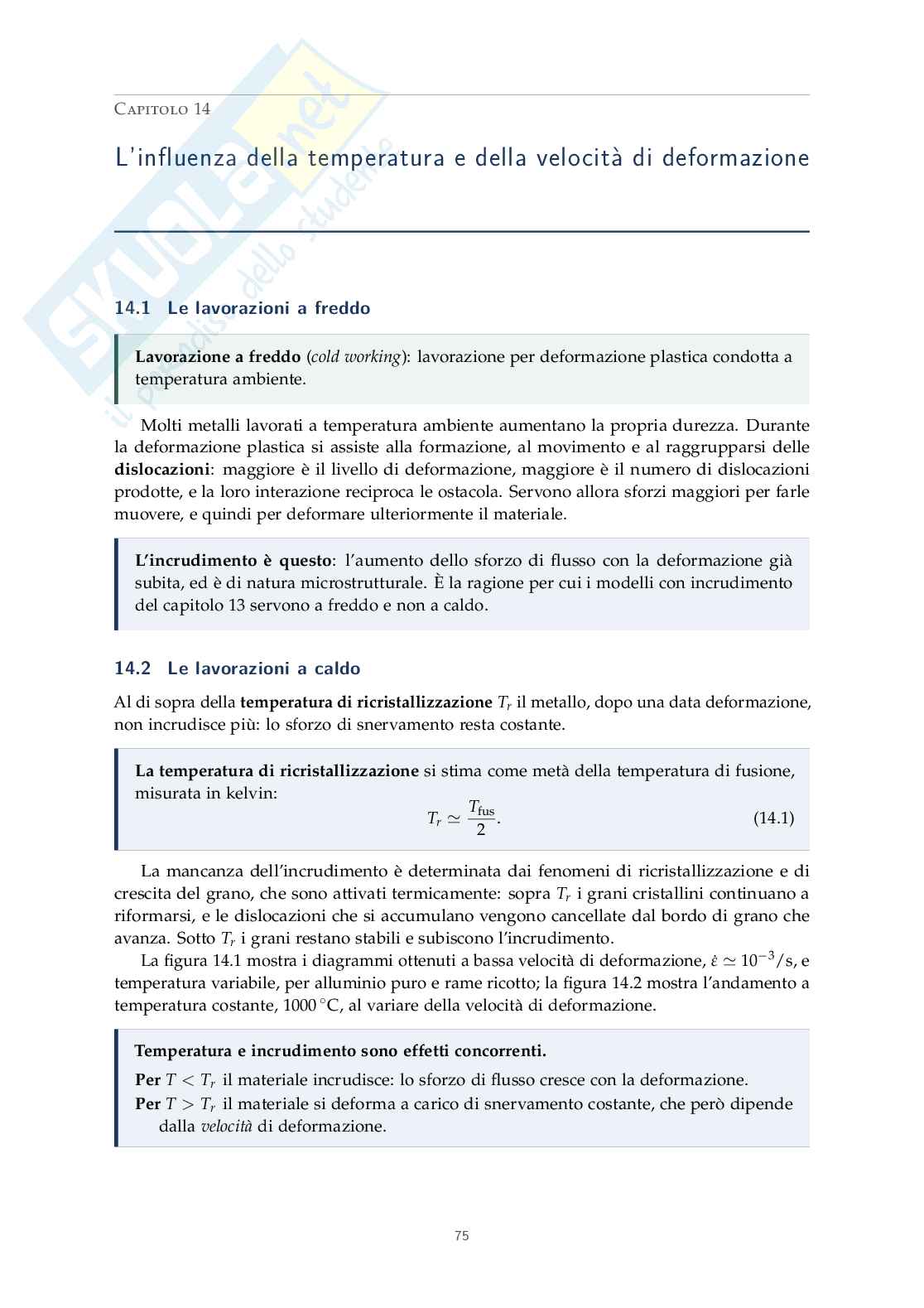 Appunti tecnologie di formatura, modulo plasticità - primo parziale Pag. 76