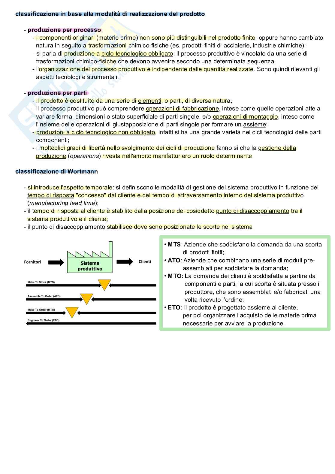 Appunti di Fondamenti di impianti e logistica Pag. 6