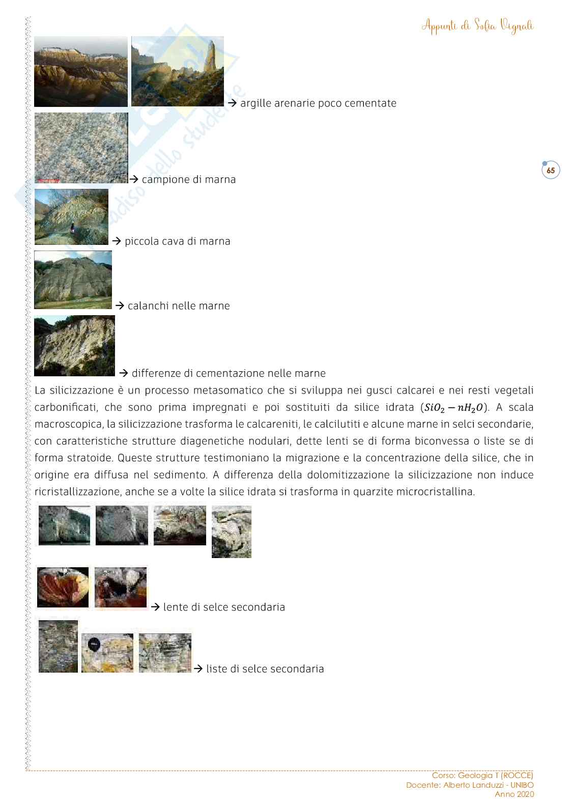 Geologia T - Rocce (Parte 2) Pag. 16