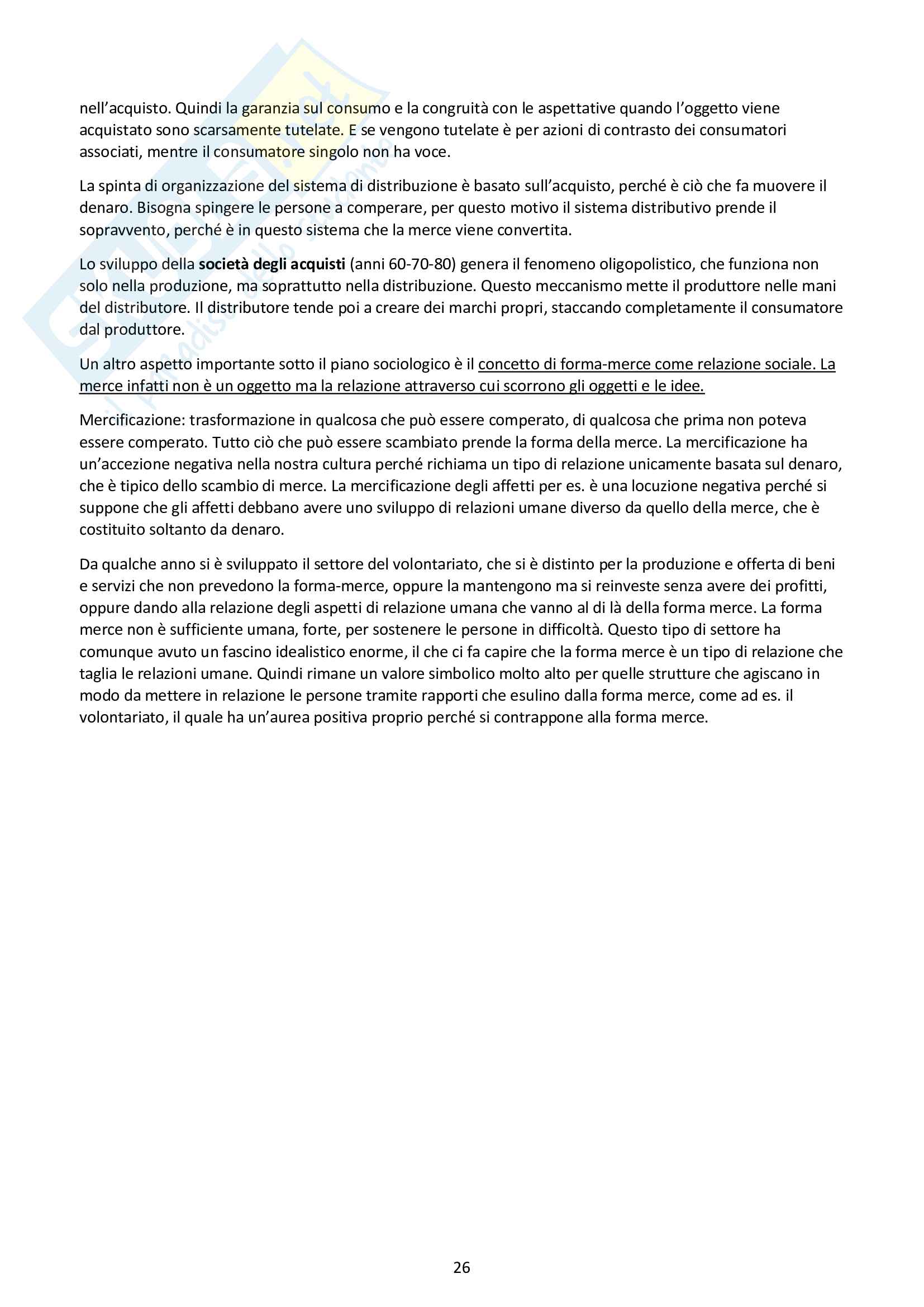 Sociologia e psicologia dei consumi appunti Pag. 26