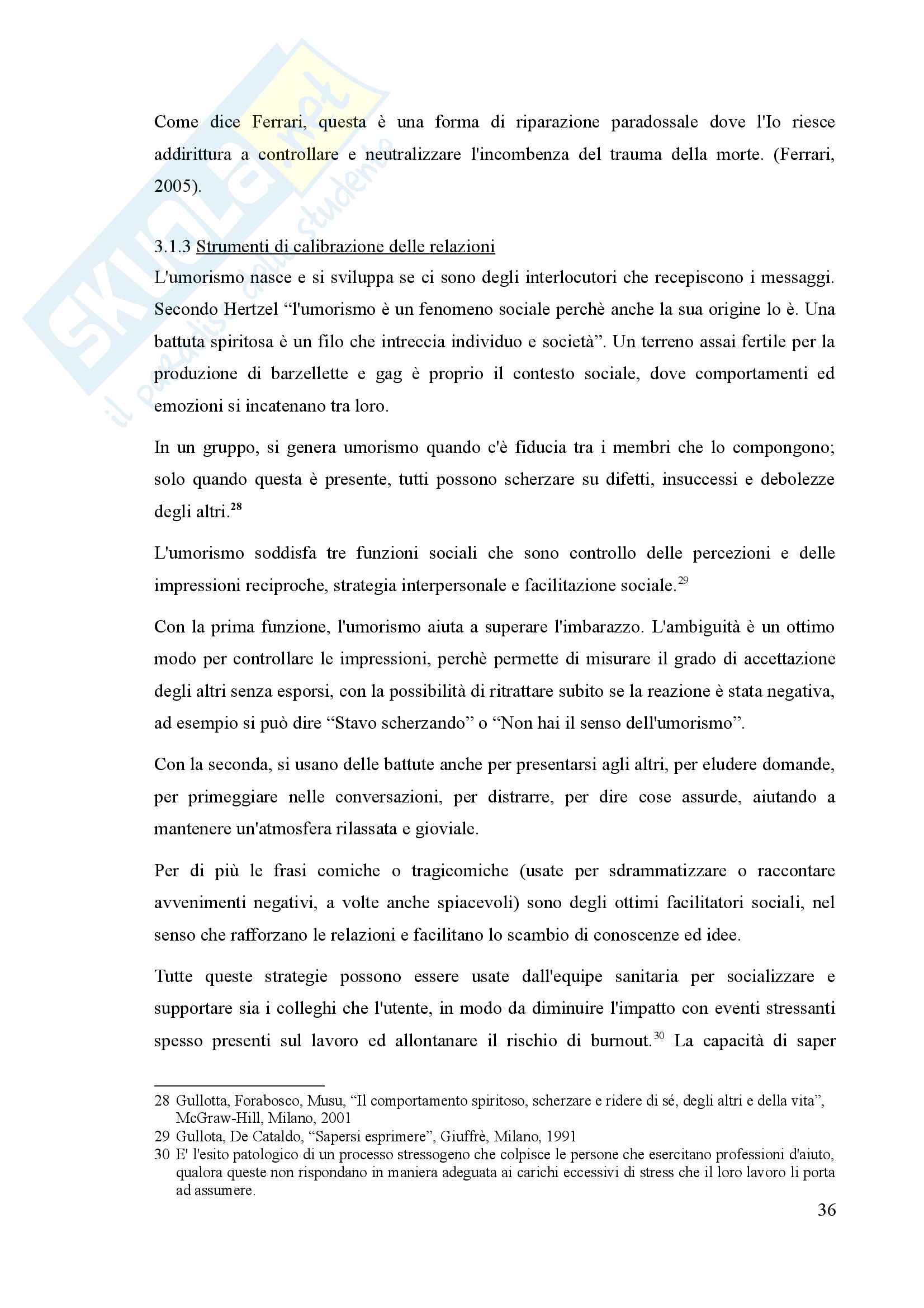 Il Benessere Reciproco Generato Dal Rapporto Tra Infermiere E Paziente Nella Terapia Del Sorriso Tesi Di Psicologia